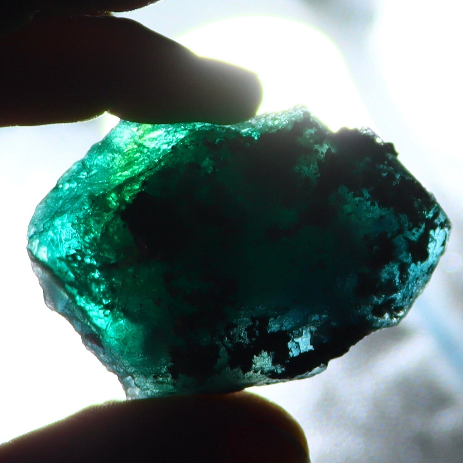 Rare Green Octahedral Fluorite | Natural Fluorite Crystal from Cerro de Pasco, Peru