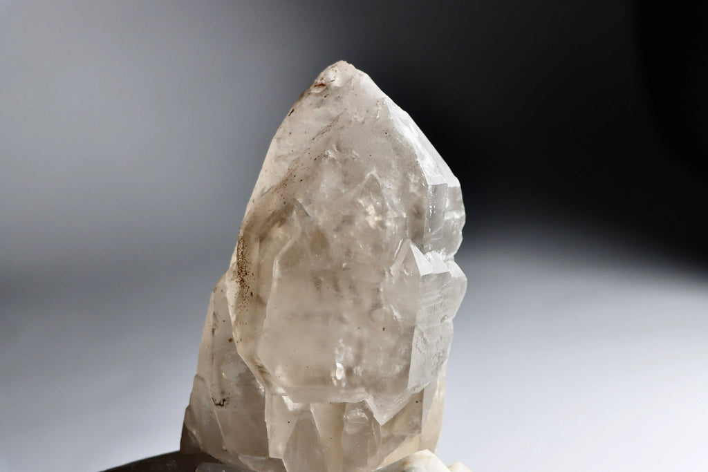 Smoky Quartz with Microcline | Natural Smoky Quartz Point from Smoky Hawk Claim, Colorado, USA