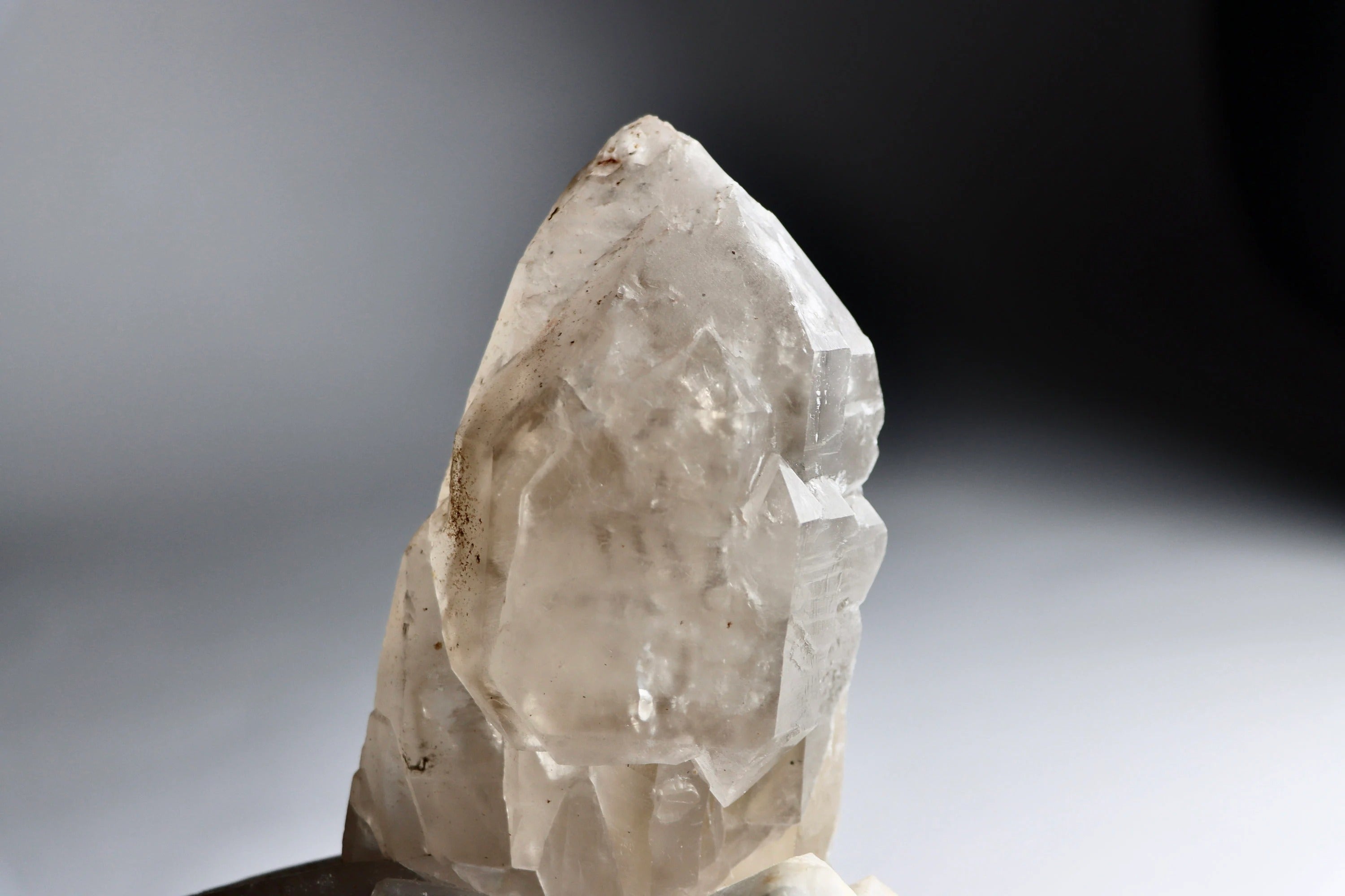 Smoky Quartz with Microcline | Natural Smoky Quartz Point from Smoky Hawk Claim, Colorado, USA