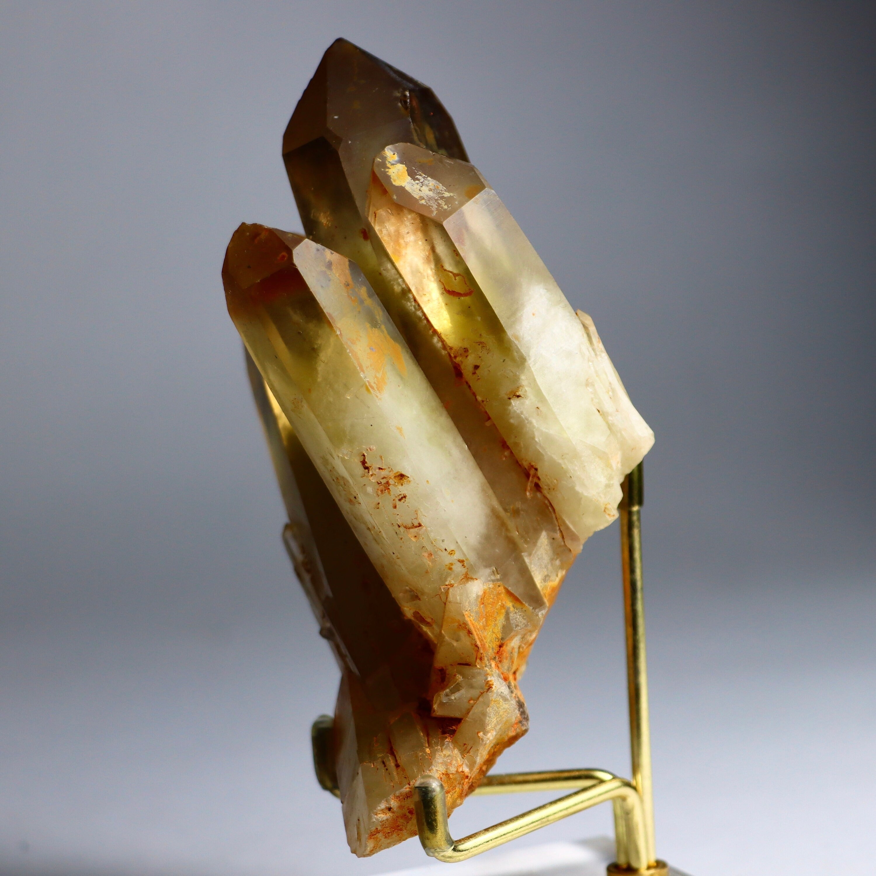 Natural Citrine Point | Quartz Mineral Specimen