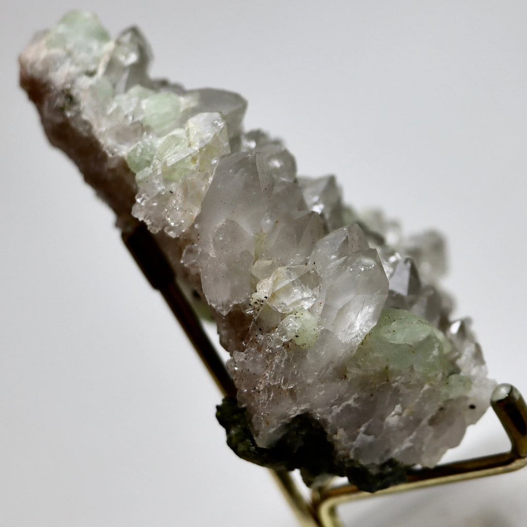 Prehnite on Quartz w/ Epidote