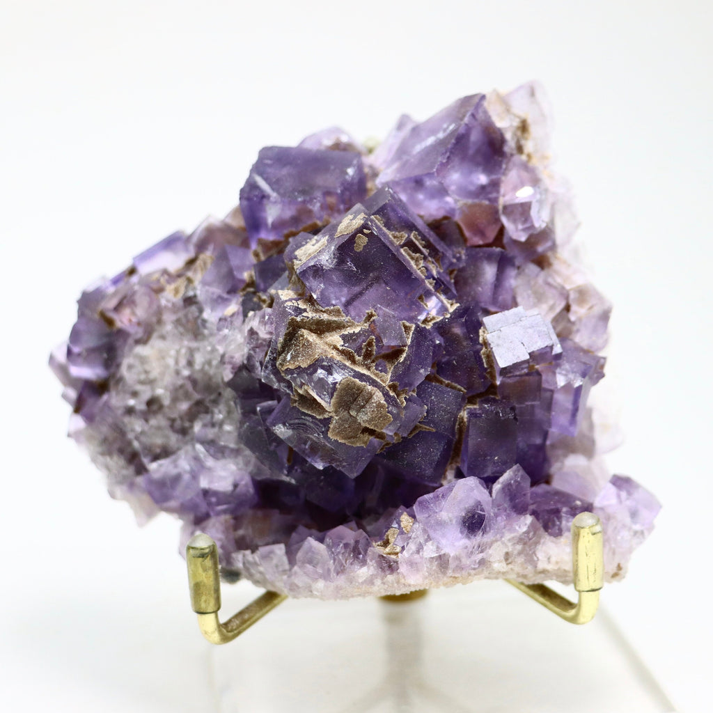Purple Illinois Fluorite Cube | Classic Cubic Fluorite from Hastie’s Quarry