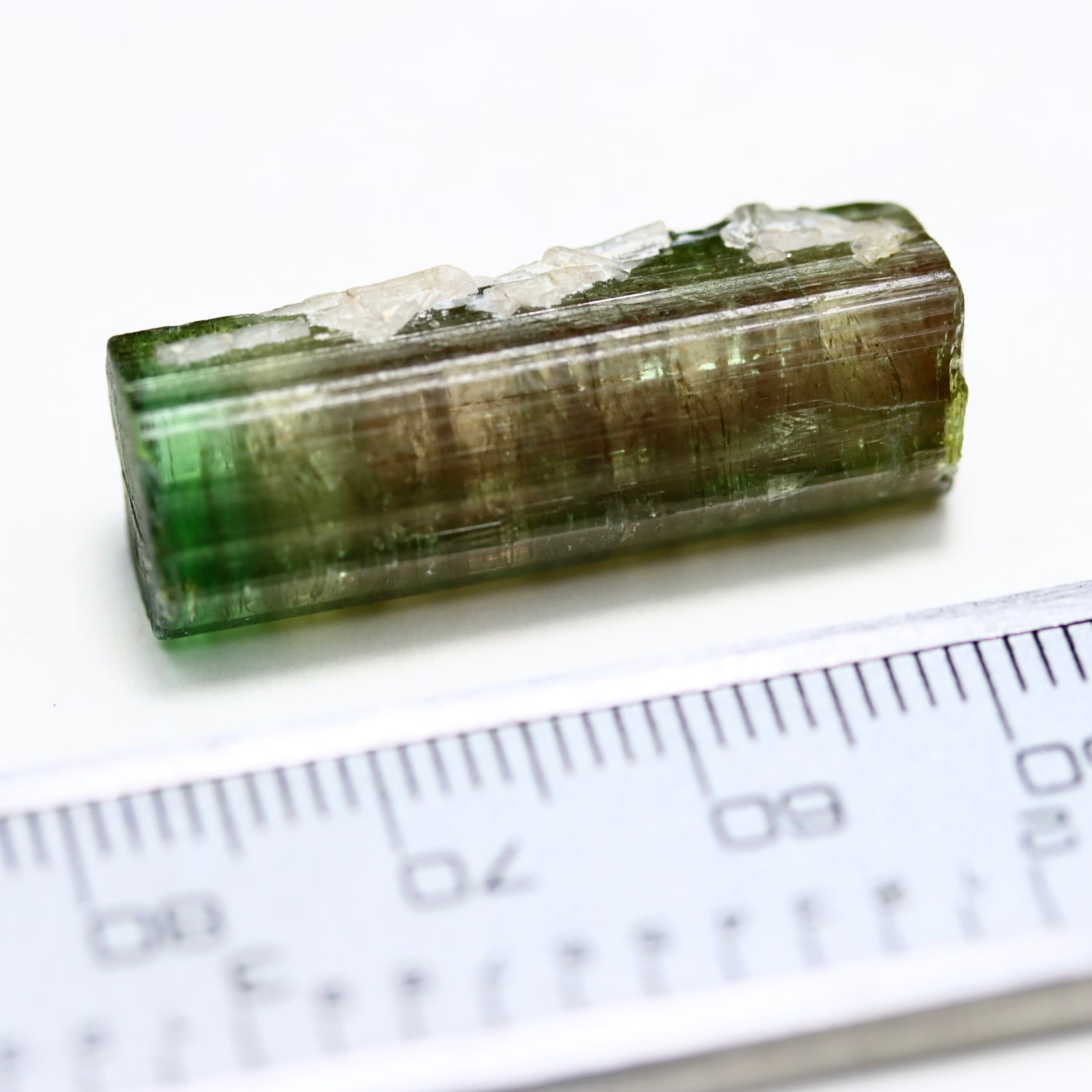 Raw Watermelon Tourmaline Crystal
