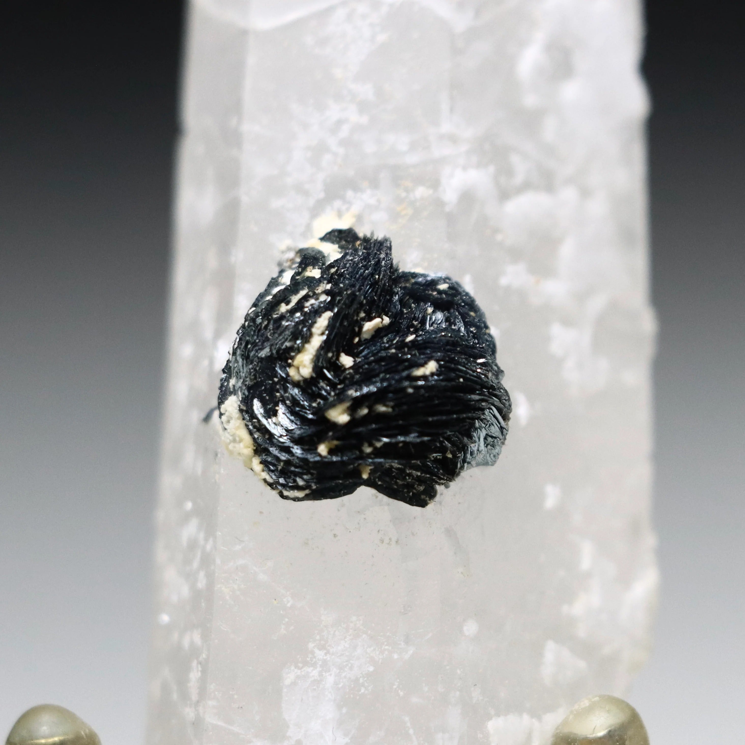 Quartz with Hematite Rosette | Natural Quartz Crystal