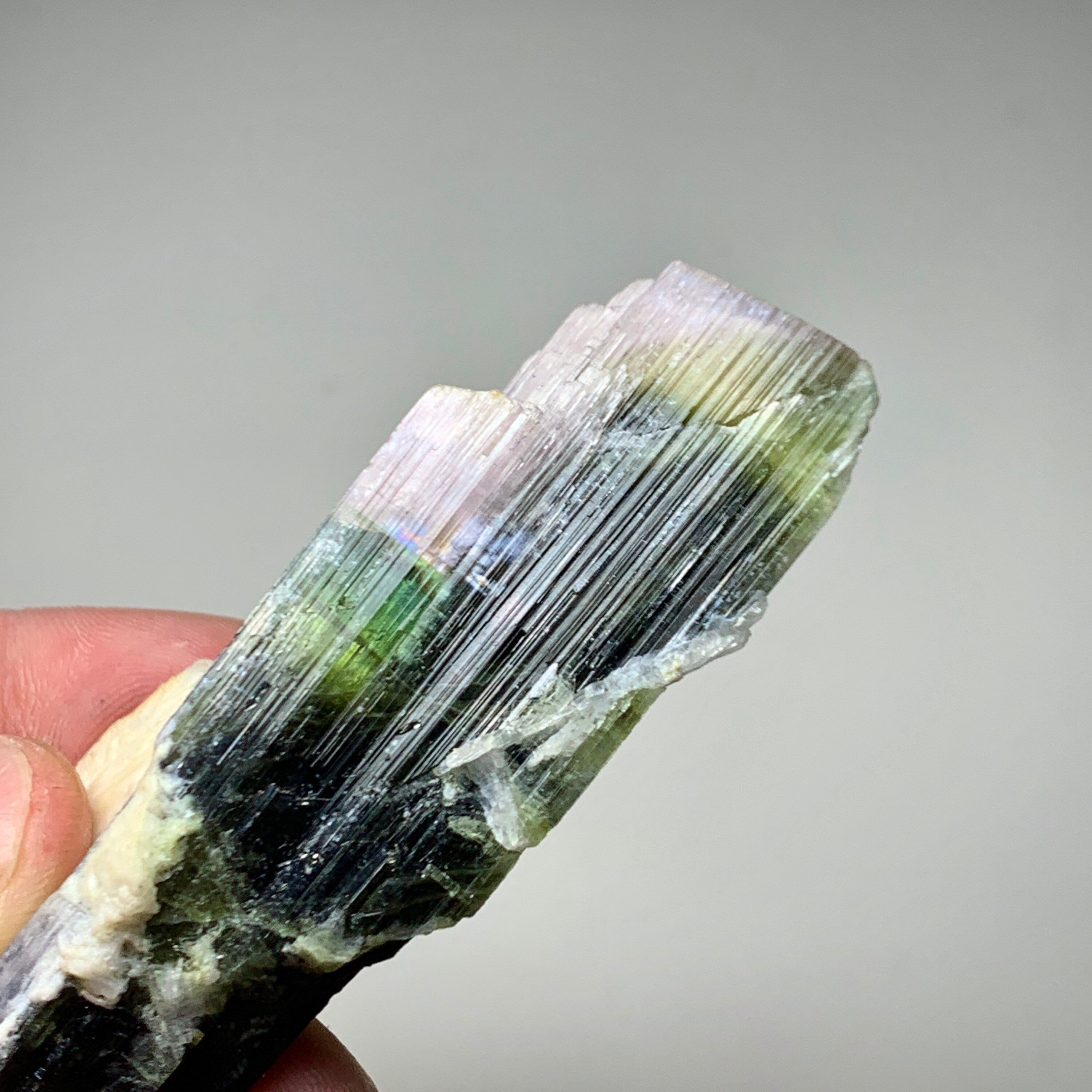 Tourmaline with Feldspar | Natural Tourmaline Mineral Specimen
