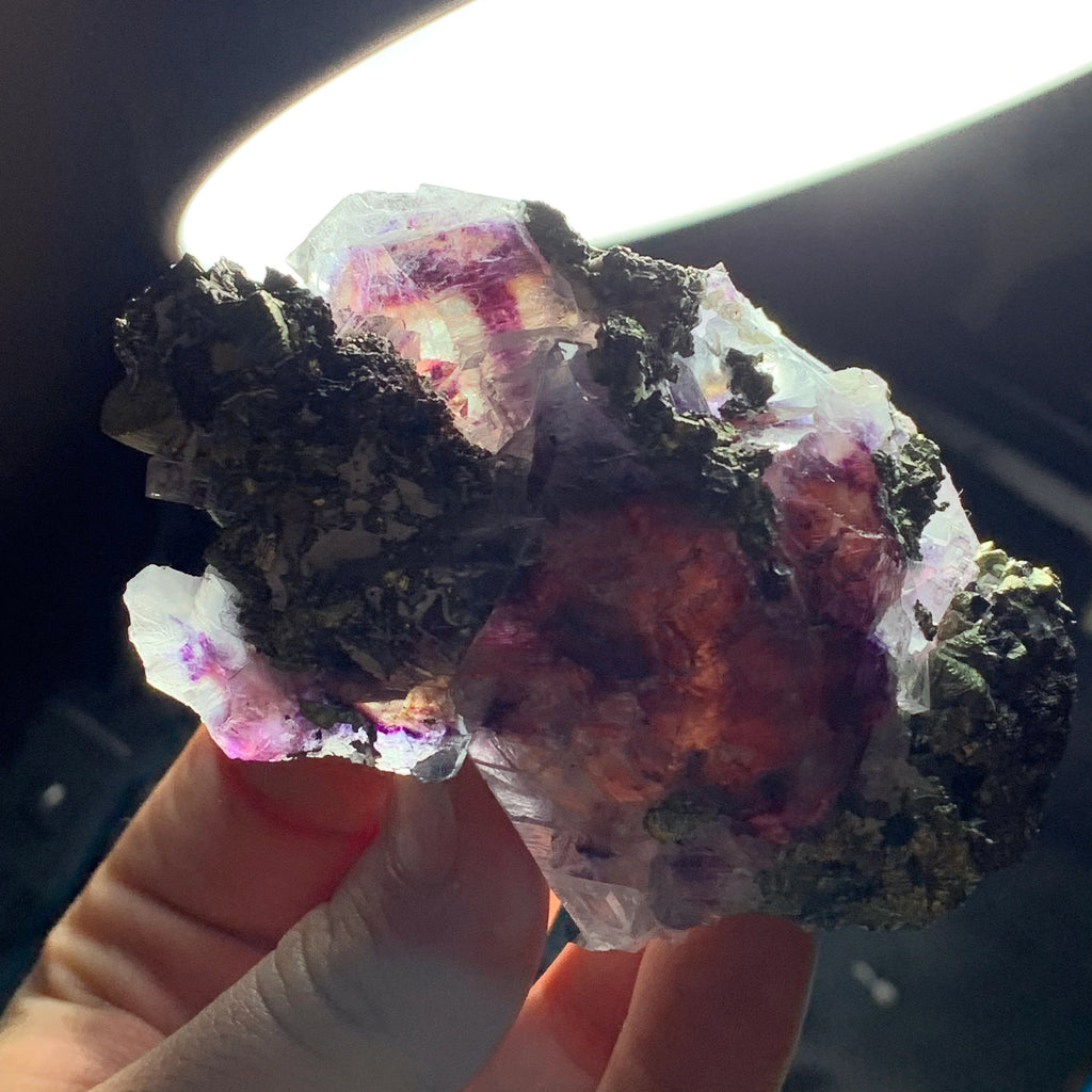 Phantom Fluorite with Pyrite | Inner Mongolia