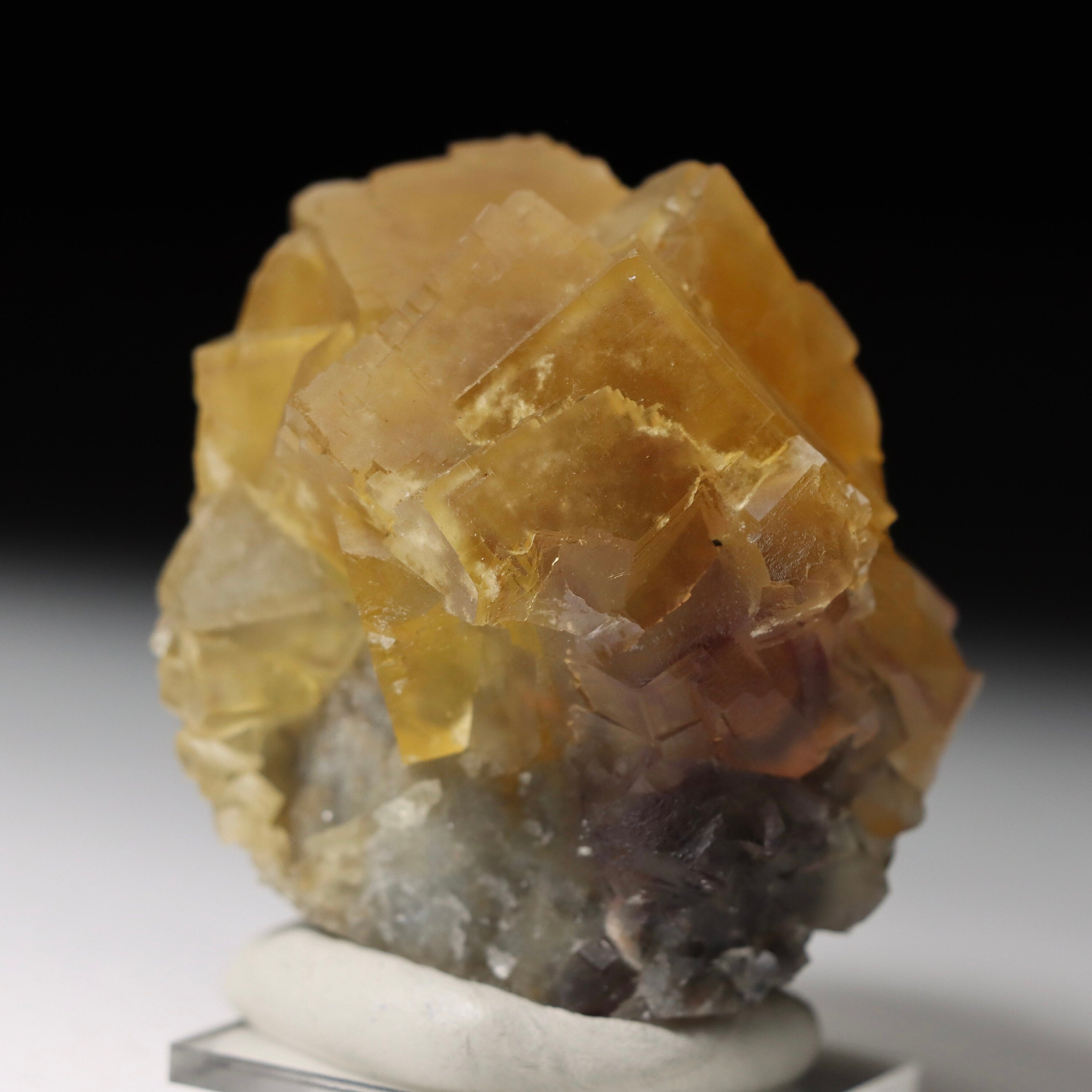 Yellow Fluorite on Matrix | Anhui China
