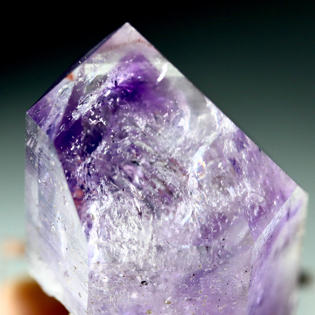 Multiple Enhydro Phantom Brandberg Amethyst Crystal | Natural Amethyst from Namibia