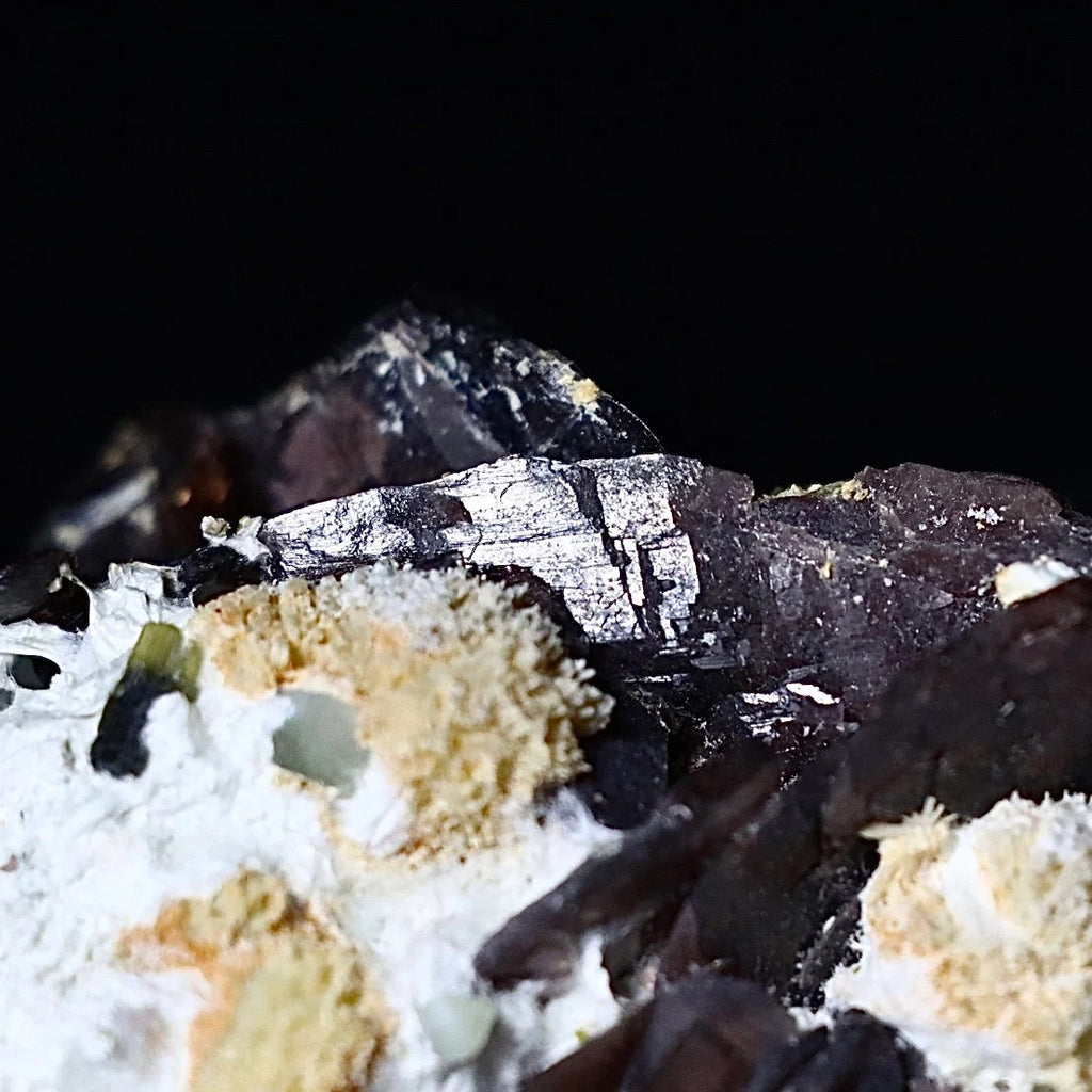 Axinite with Epidote & Tourmaline | Pakistan