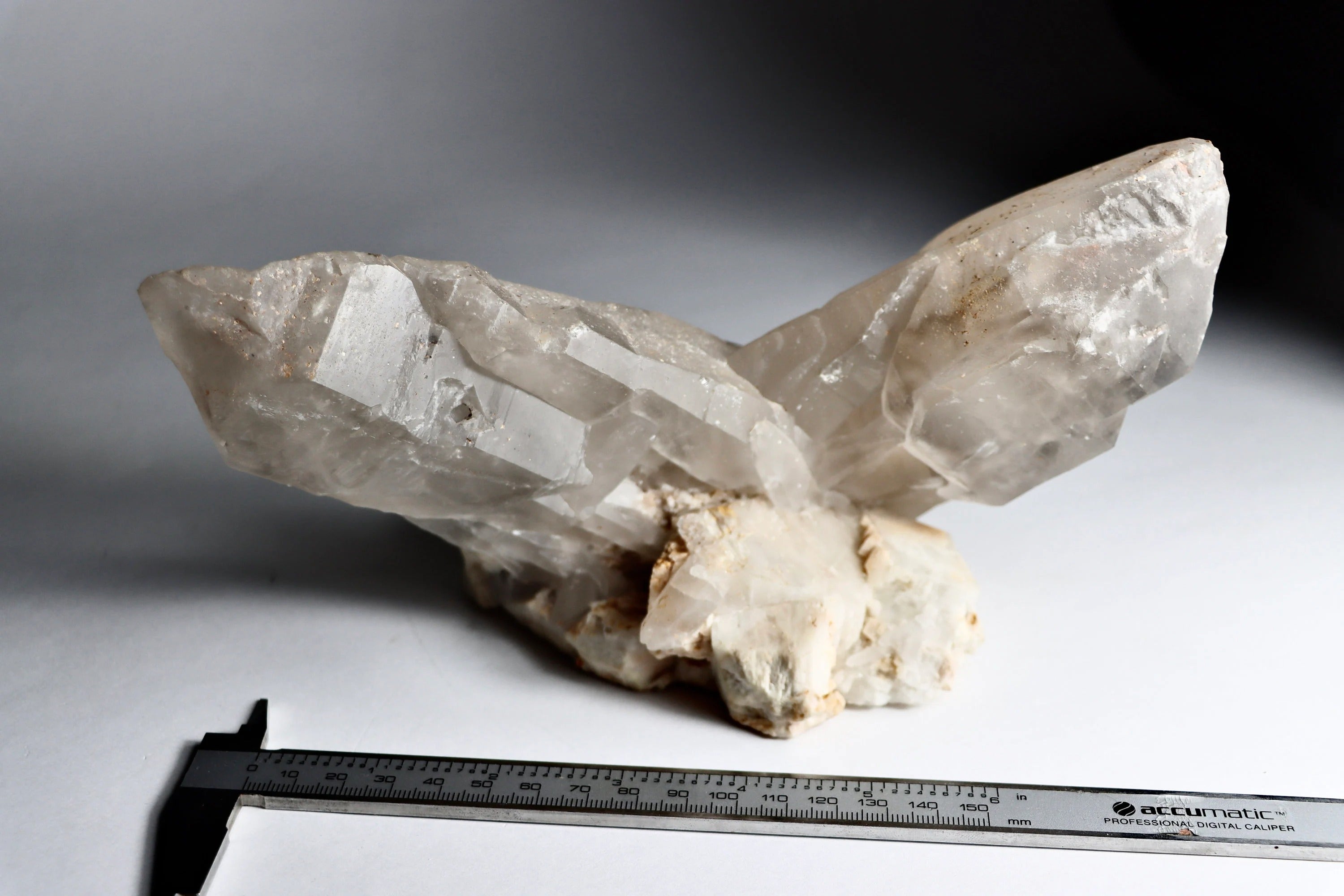 Smoky Quartz with Microcline | Natural Smoky Quartz Point from Smoky Hawk Claim, Colorado, USA