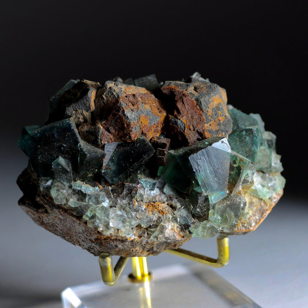 Color Changing Fluorite with Galena