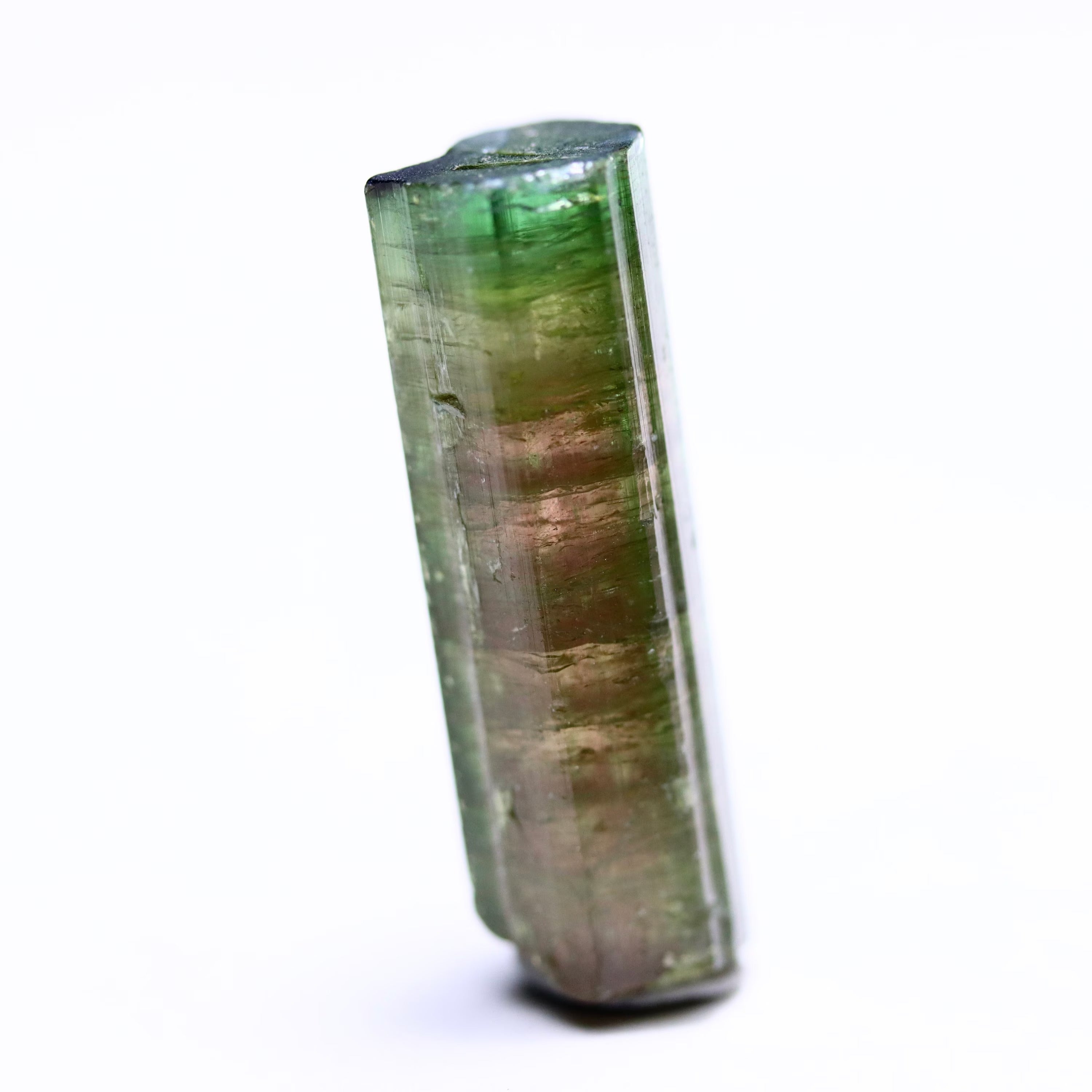 Raw Watermelon Tourmaline Crystal