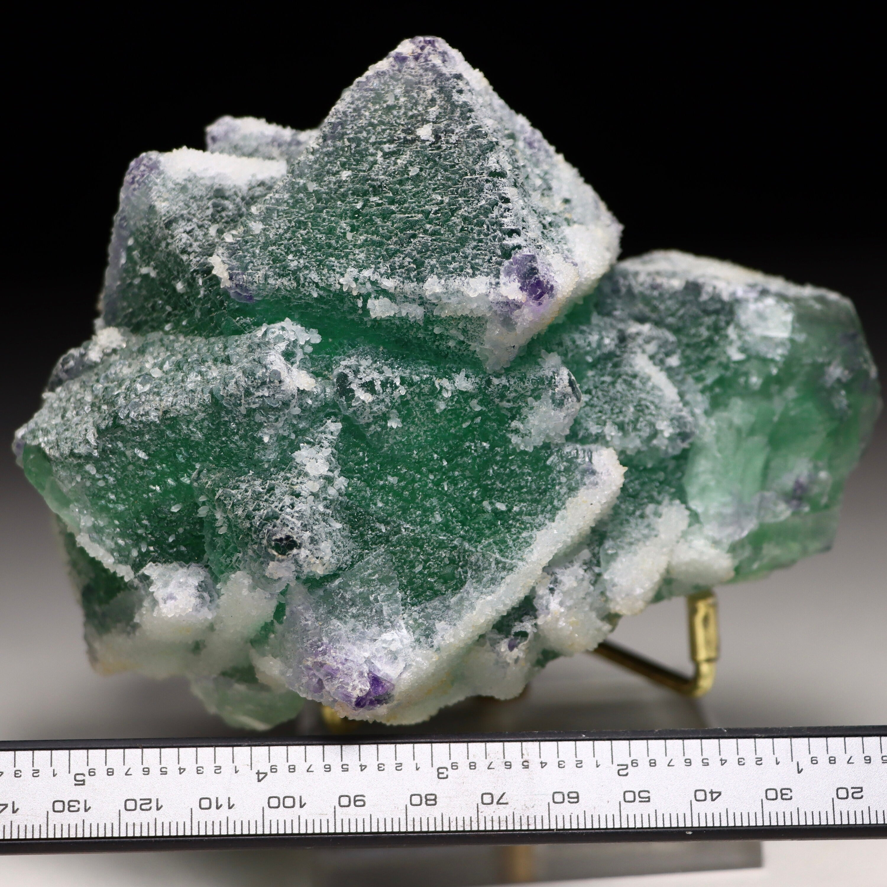 Octahedral Fluorite with Quartz | Natural Fluorite Crystal from Inner Mongolia, China