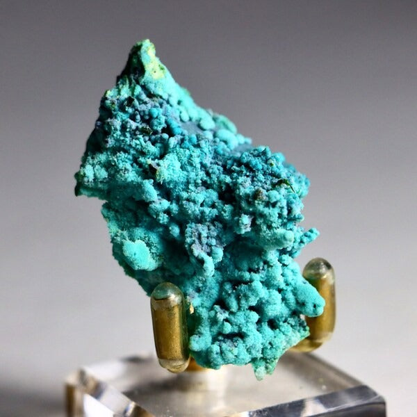 Chrysocolla on Quartz with Malachite