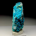 Chrysocolla on Quartz with Malachite | Natural Mineral Specimen