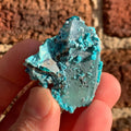 Chrysocolla on Quartz