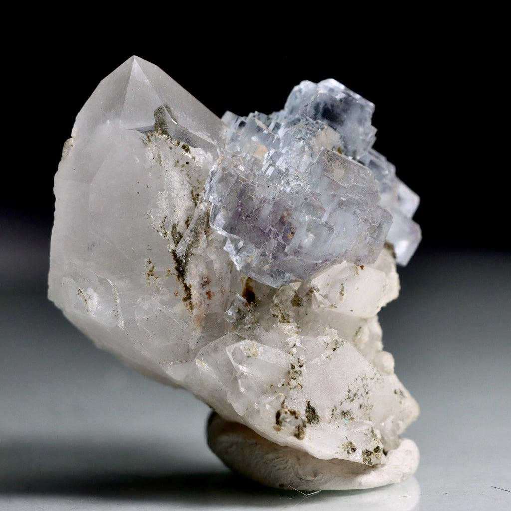 Fluorite on Quartz