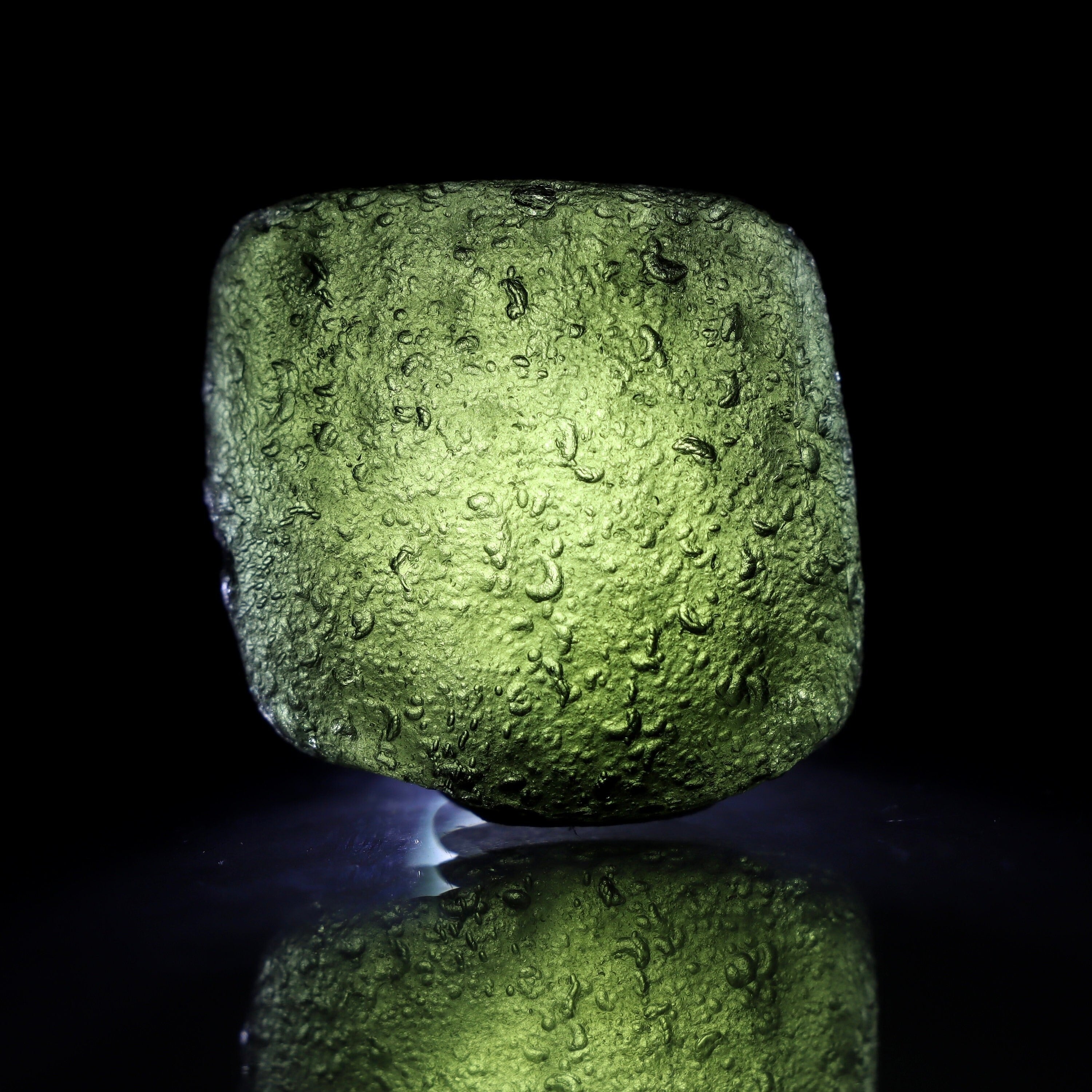 High-Grade Moldavite (Tektite) | Genuine Raw Moldavite from Chlum nad Malší, Czech Republic