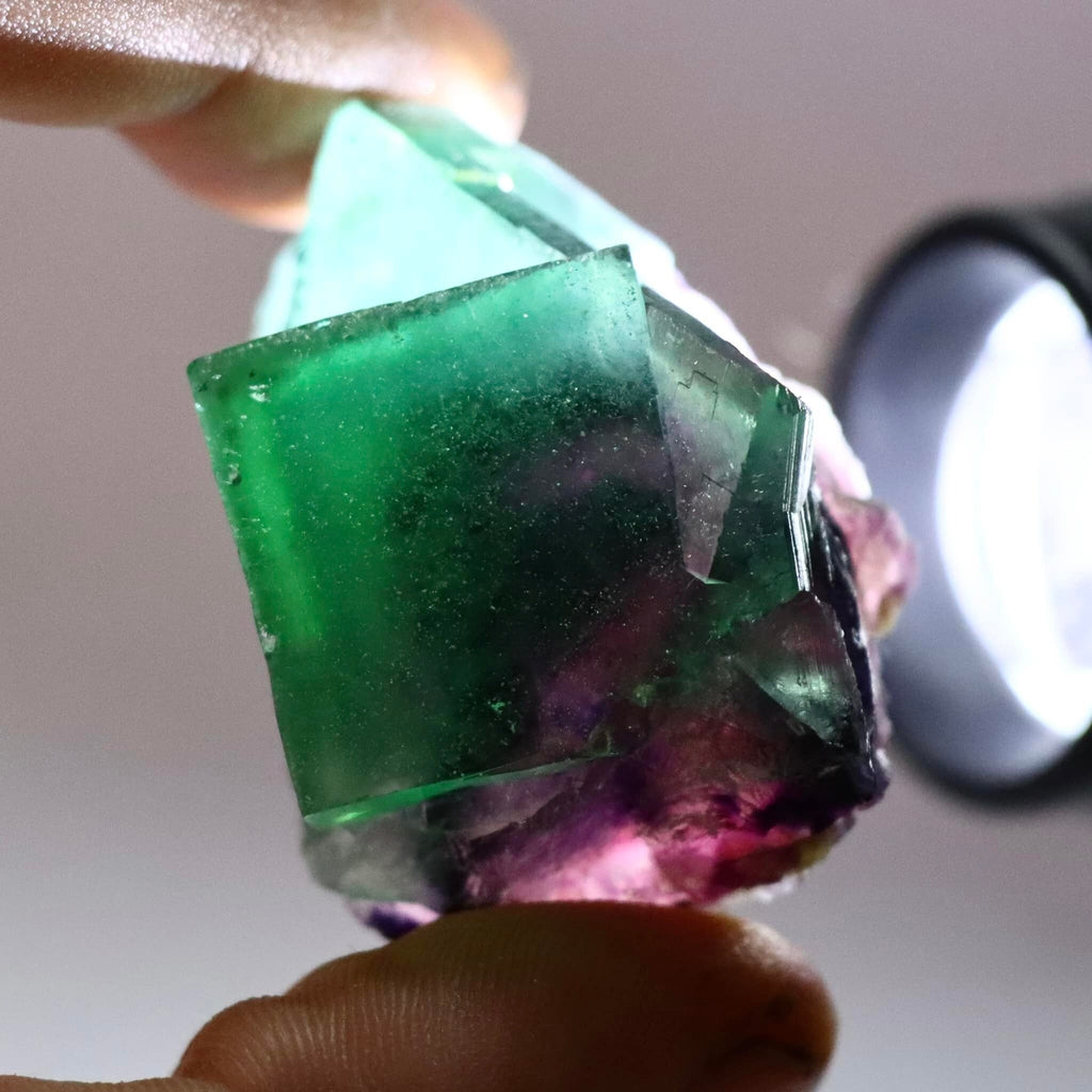 Phantom Fluorite w/ Pyrite