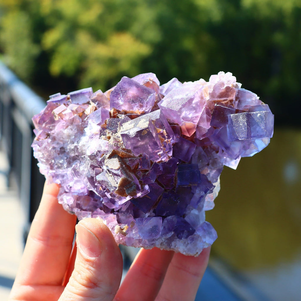 Purple Illinois Fluorite Cube
