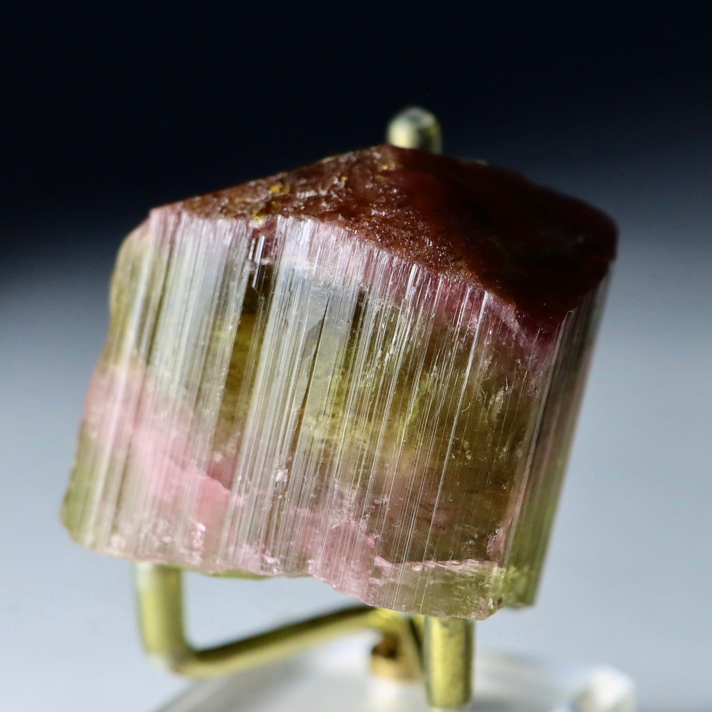 Natural Multicolor (Rainbow) Tourmaline Crystal | Raw Tourmaline Specimen for Jewelry & Collection