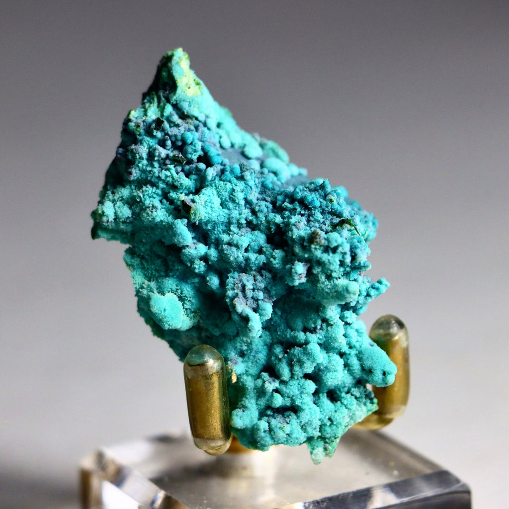 Chrysocolla on Quartz with Malachite
