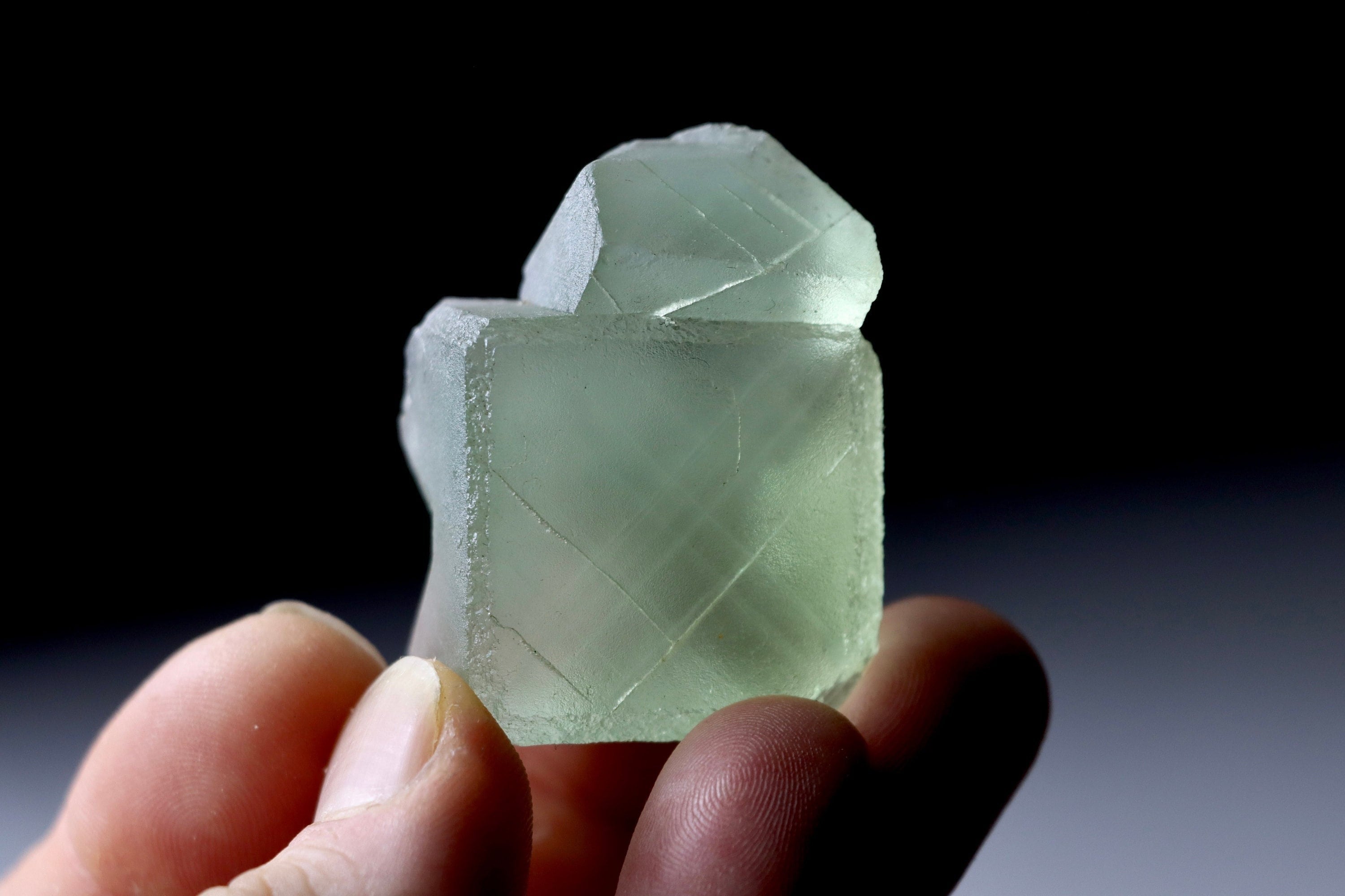 Green Cubic Fluorite Crystal | Xianghualing Mine China