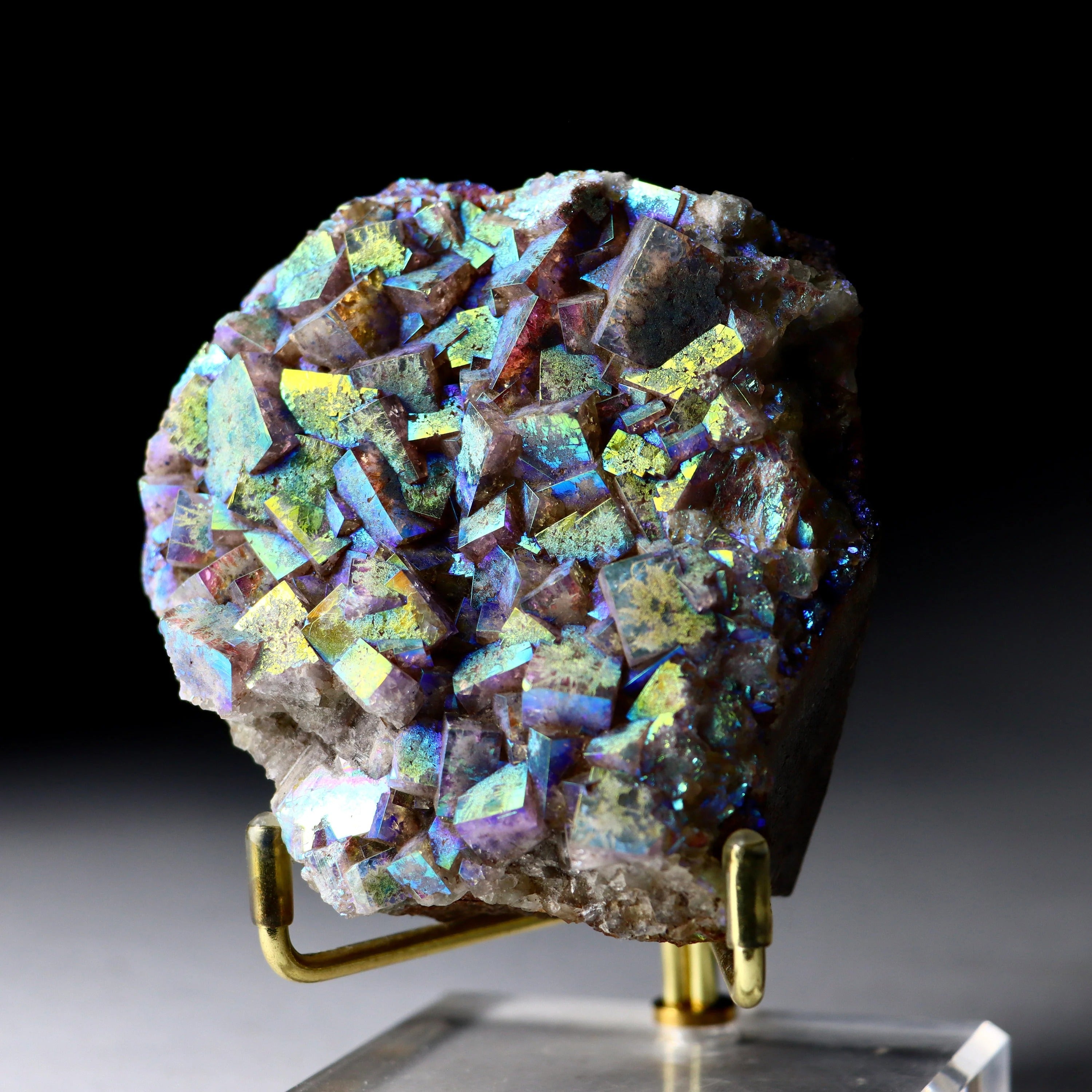 Large Flame Fluorite