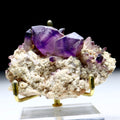 Phantom Brandberg Amethyst on Matrix | Natural Quartz Specimen