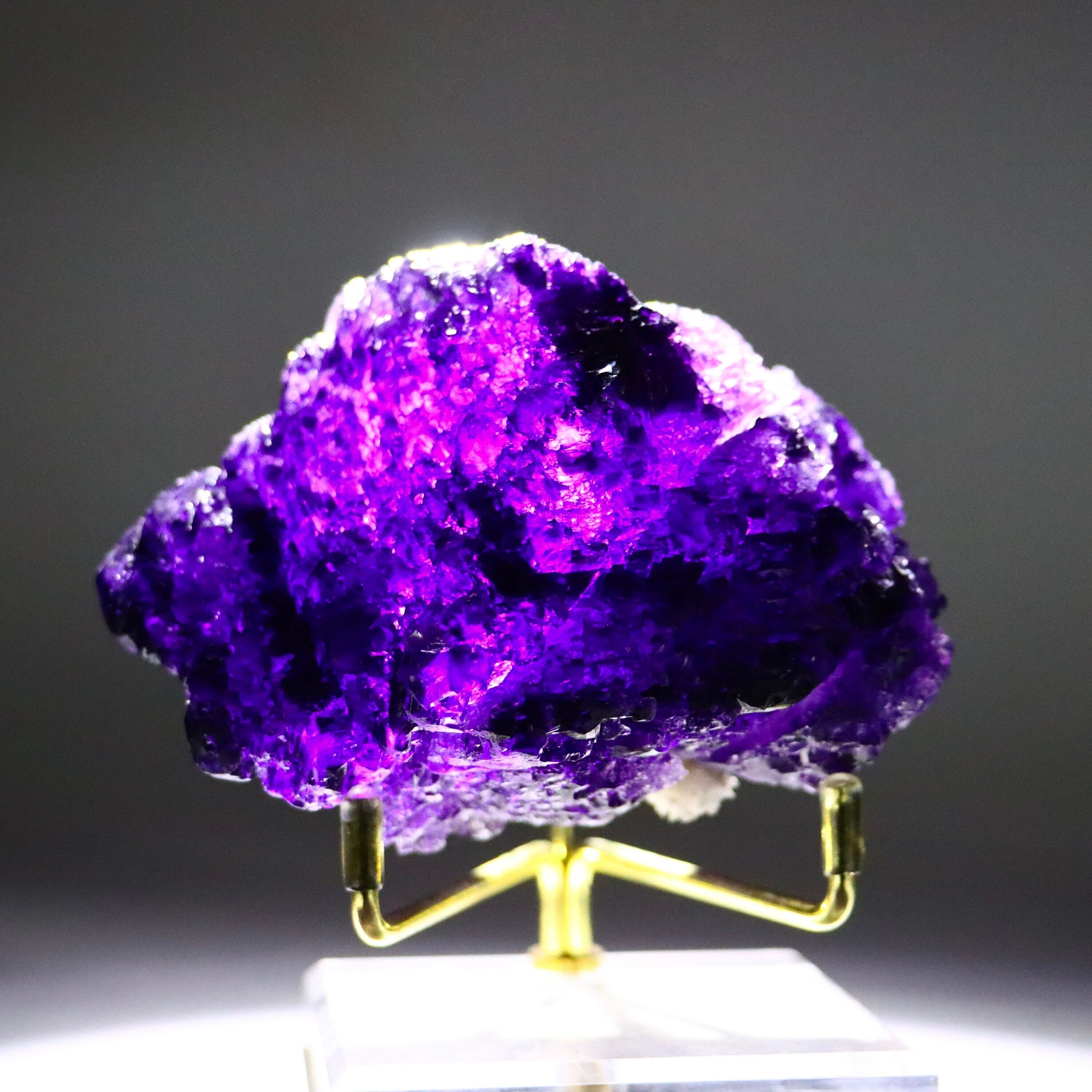 Italian Etched Octahedral Fluorite | Natural Fluorite Crystal from Camissinone Mine, Lombardy, Italy