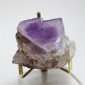 Purple Illinois Fluorite Cube | Classic Cubic Fluorite Crystal from Illinois–Kentucky Fluorspar District