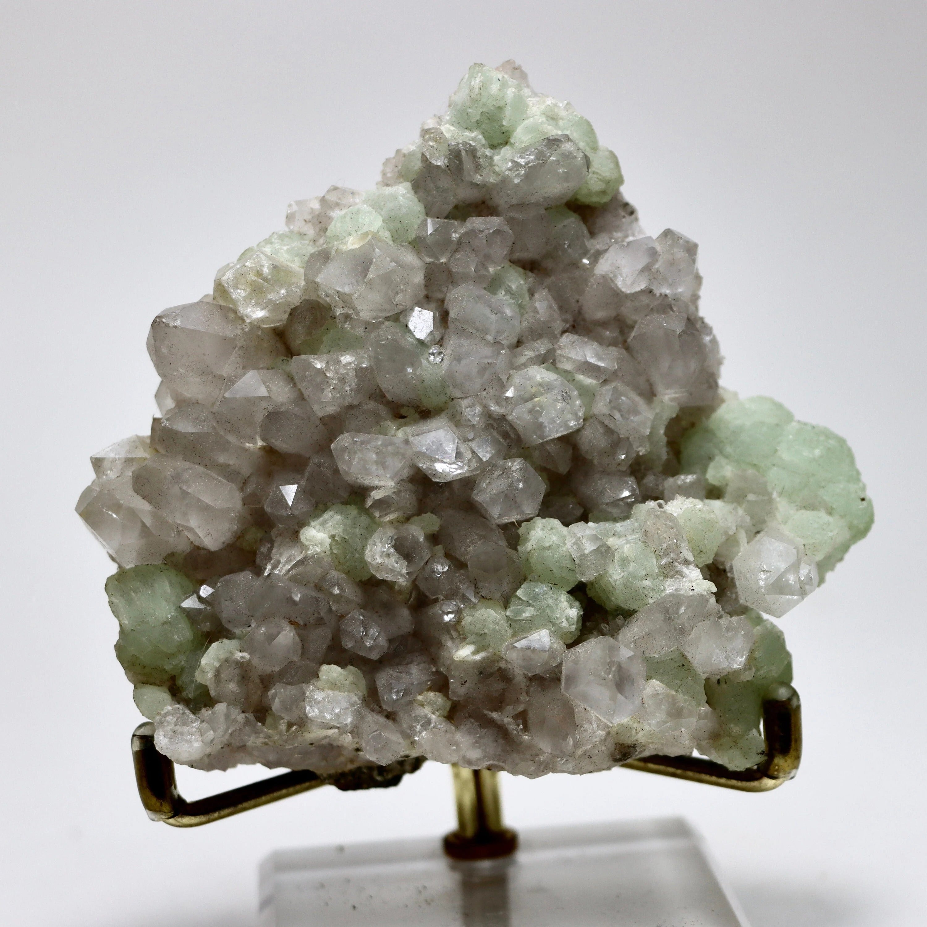 Prehnite on Quartz w/ Epidote