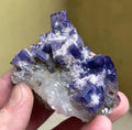 Color Changing Fluorite with Quartz | Rogerley Mine