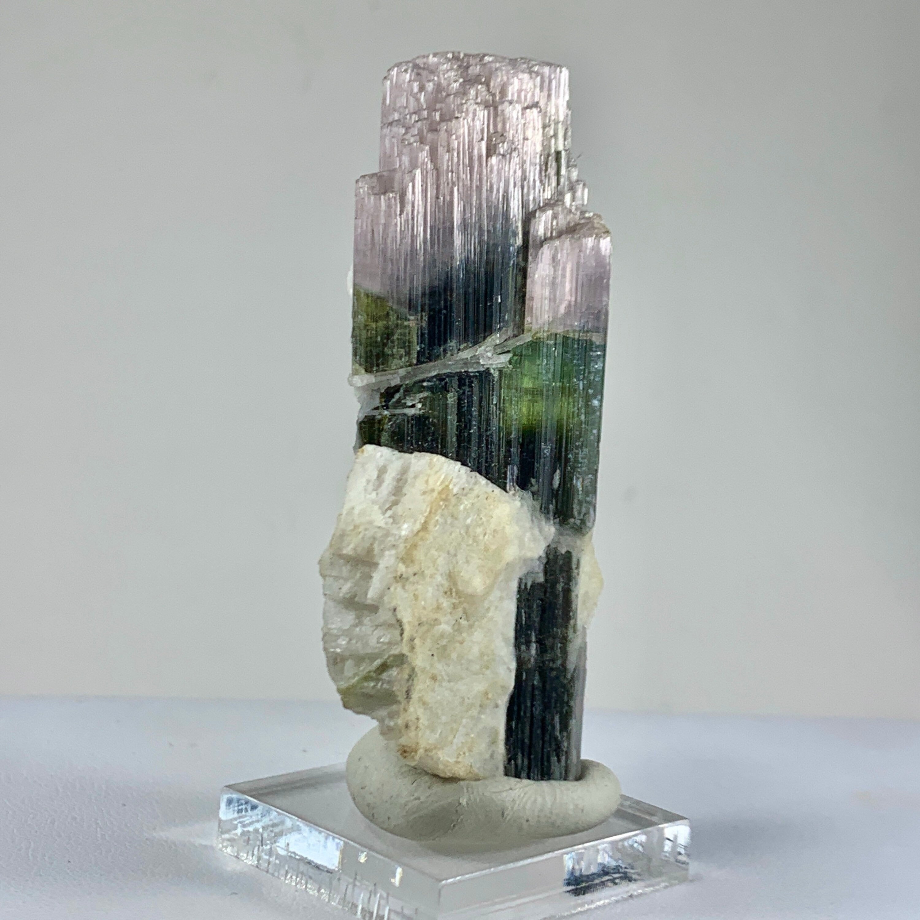 Tourmaline with Feldspar | Natural Tourmaline Mineral Specimen