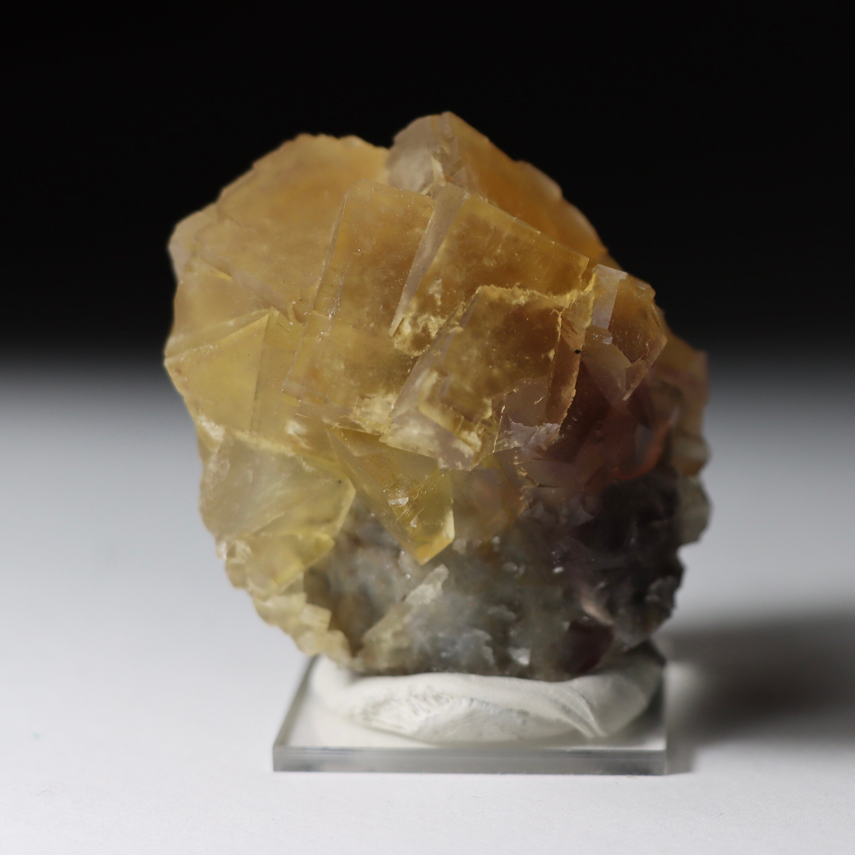 Yellow Fluorite on Matrix | Anhui China
