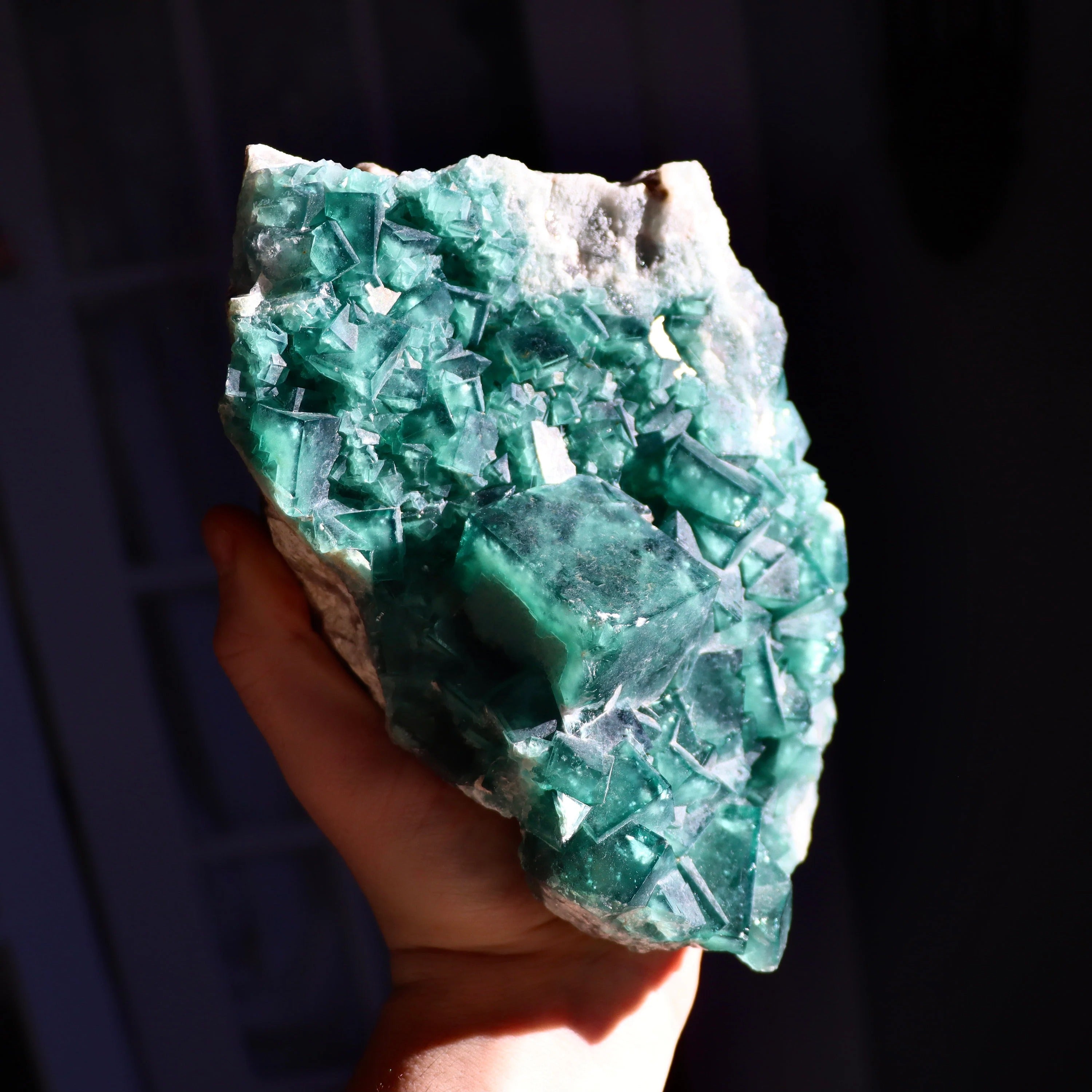 Double Sided Green Fluorite | Natural Fluorite Crystal