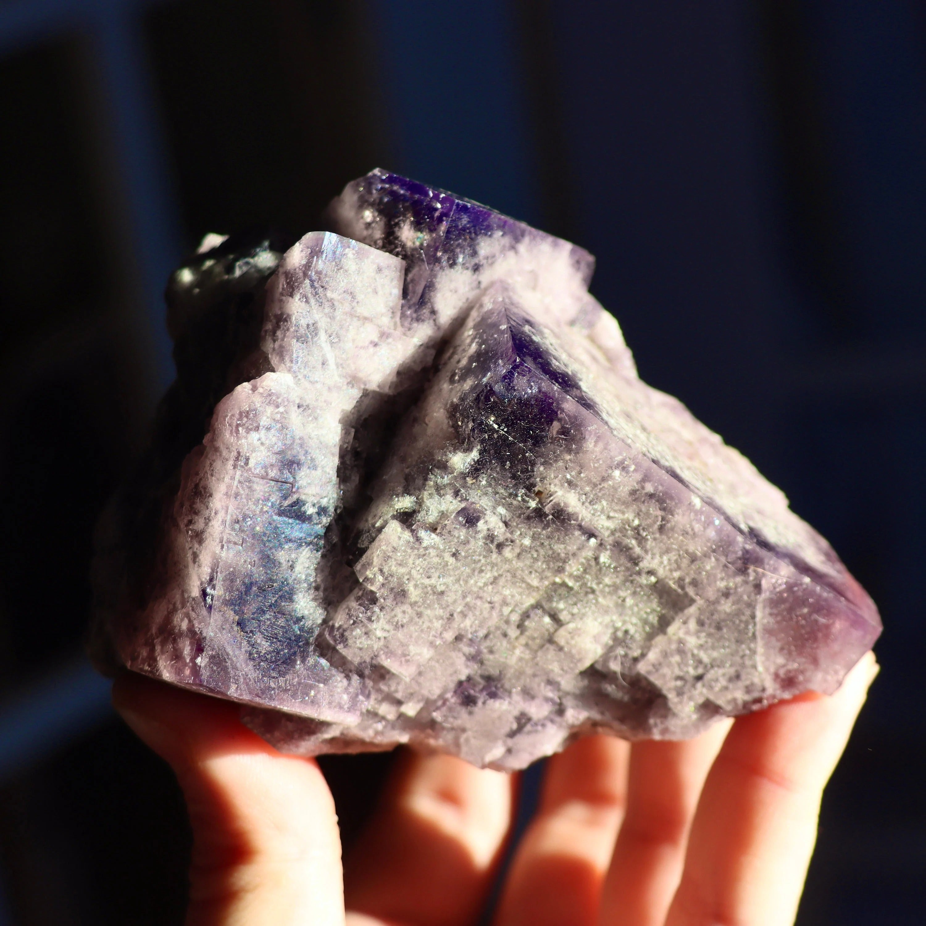 Color-Changing Fluorite | Natural Rogerley Fluorite from Diana Maria Mine, England