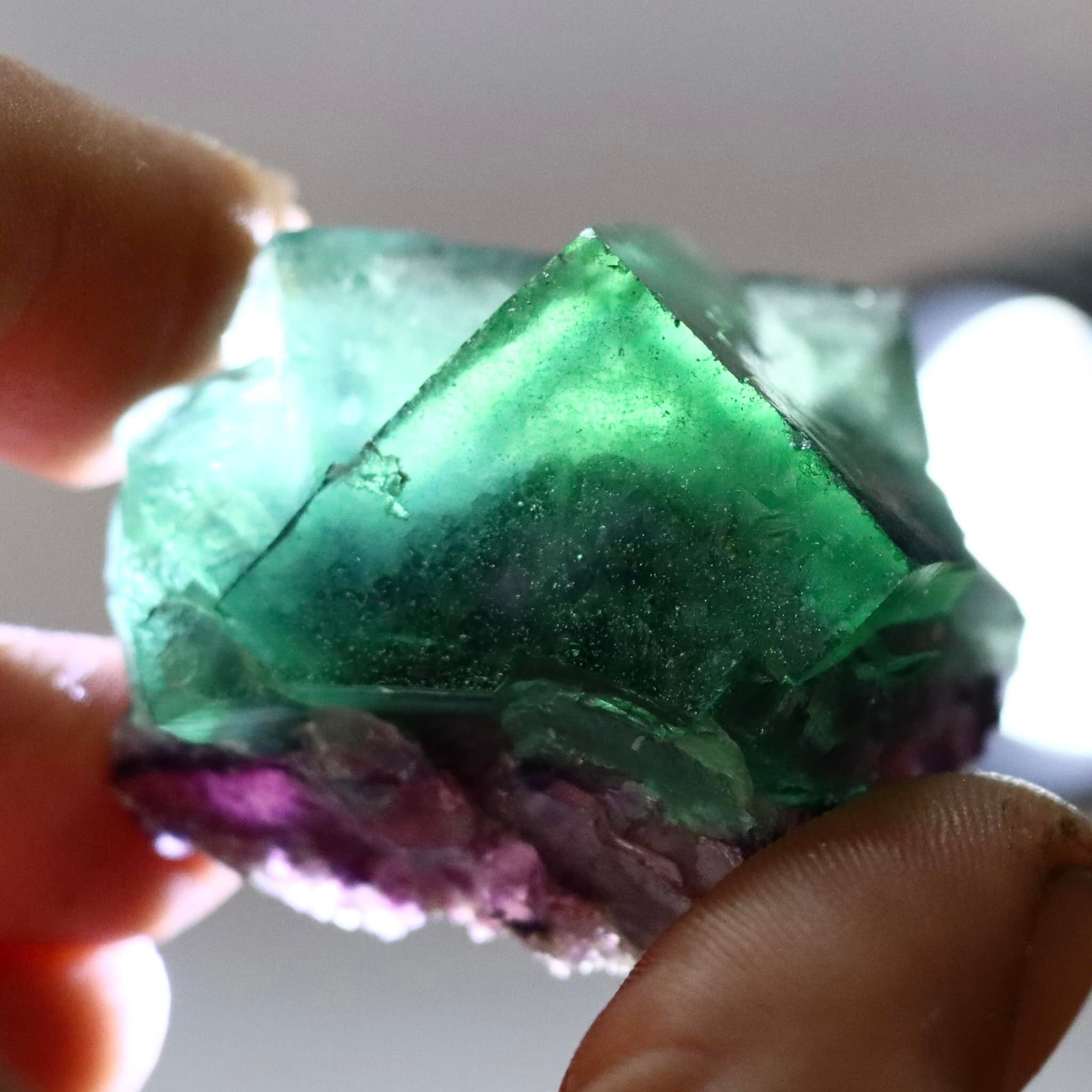 Phantom Fluorite w/ Pyrite