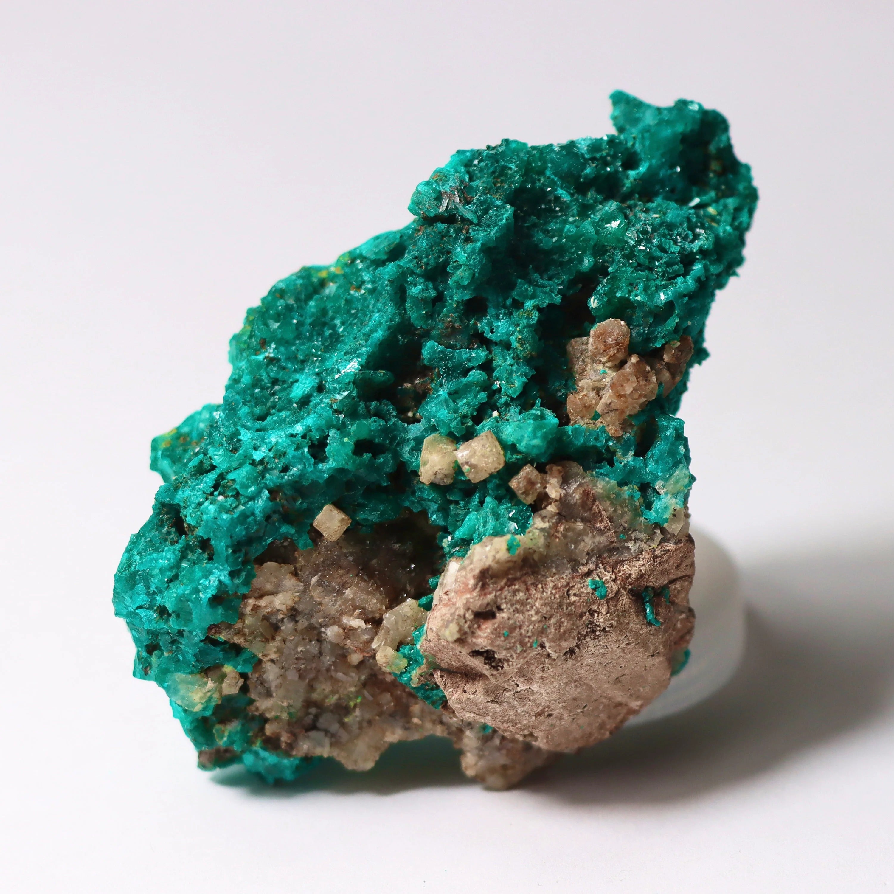 Dioptase with Mimetite Specimen