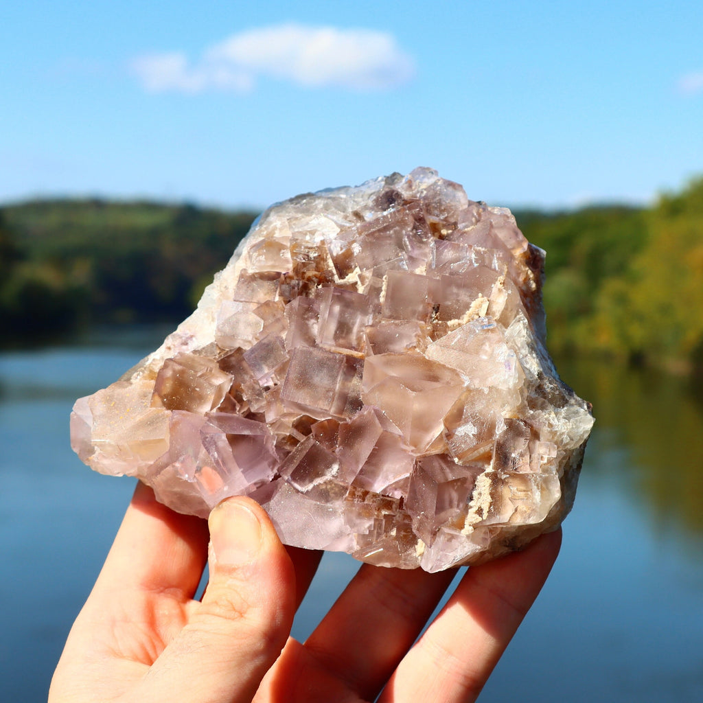 Purple Illinois Fluorite Crystal
