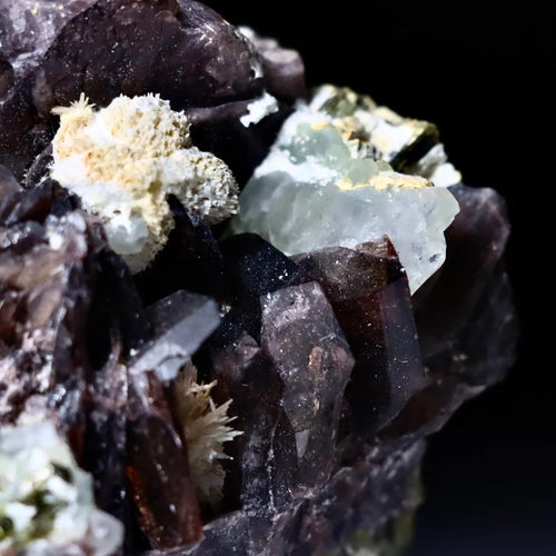 Axinite with Epidote & Tourmaline | Pakistan