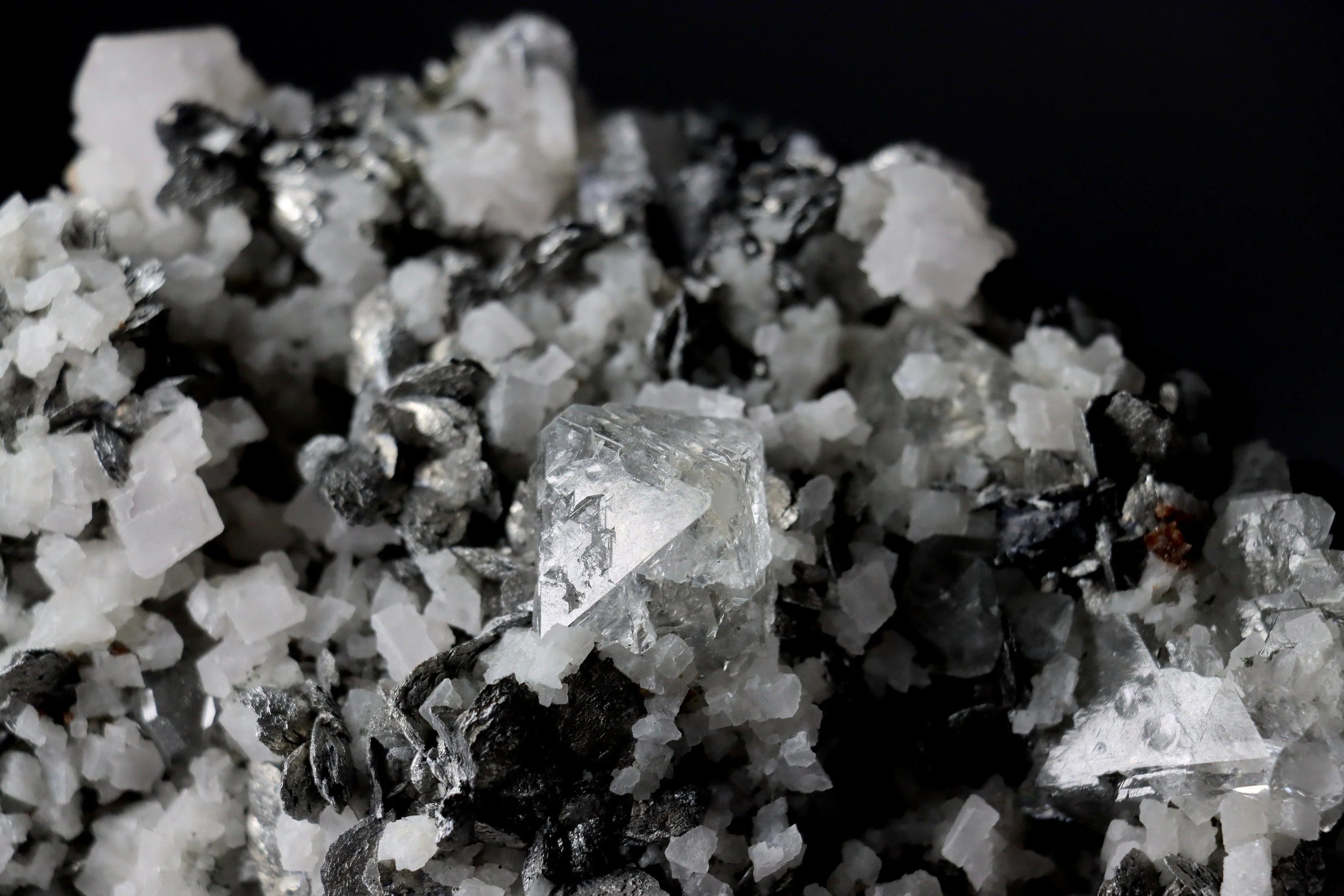 Fluorite with Arsenopyrite | Natural Fluorite Crystal Mineral Specimen