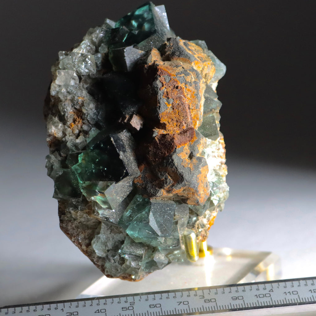 Color Changing Fluorite with Galena