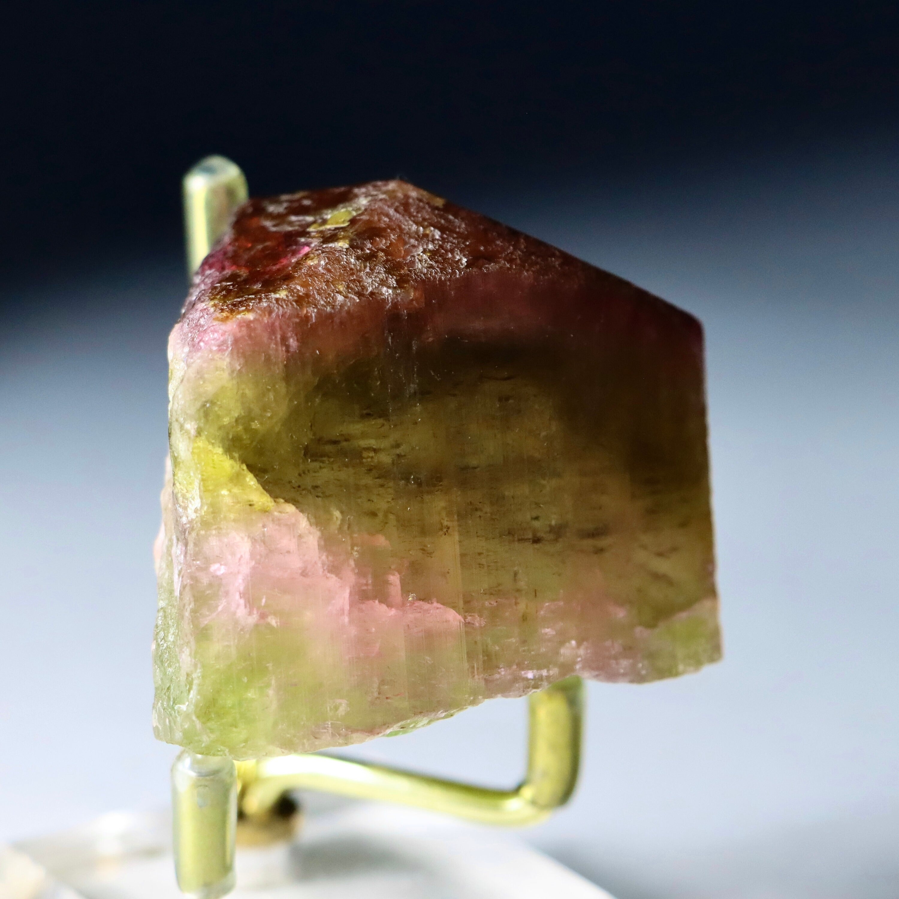 Natural Multicolor (Rainbow) Tourmaline Crystal | Raw Tourmaline Specimen for Jewelry & Collection