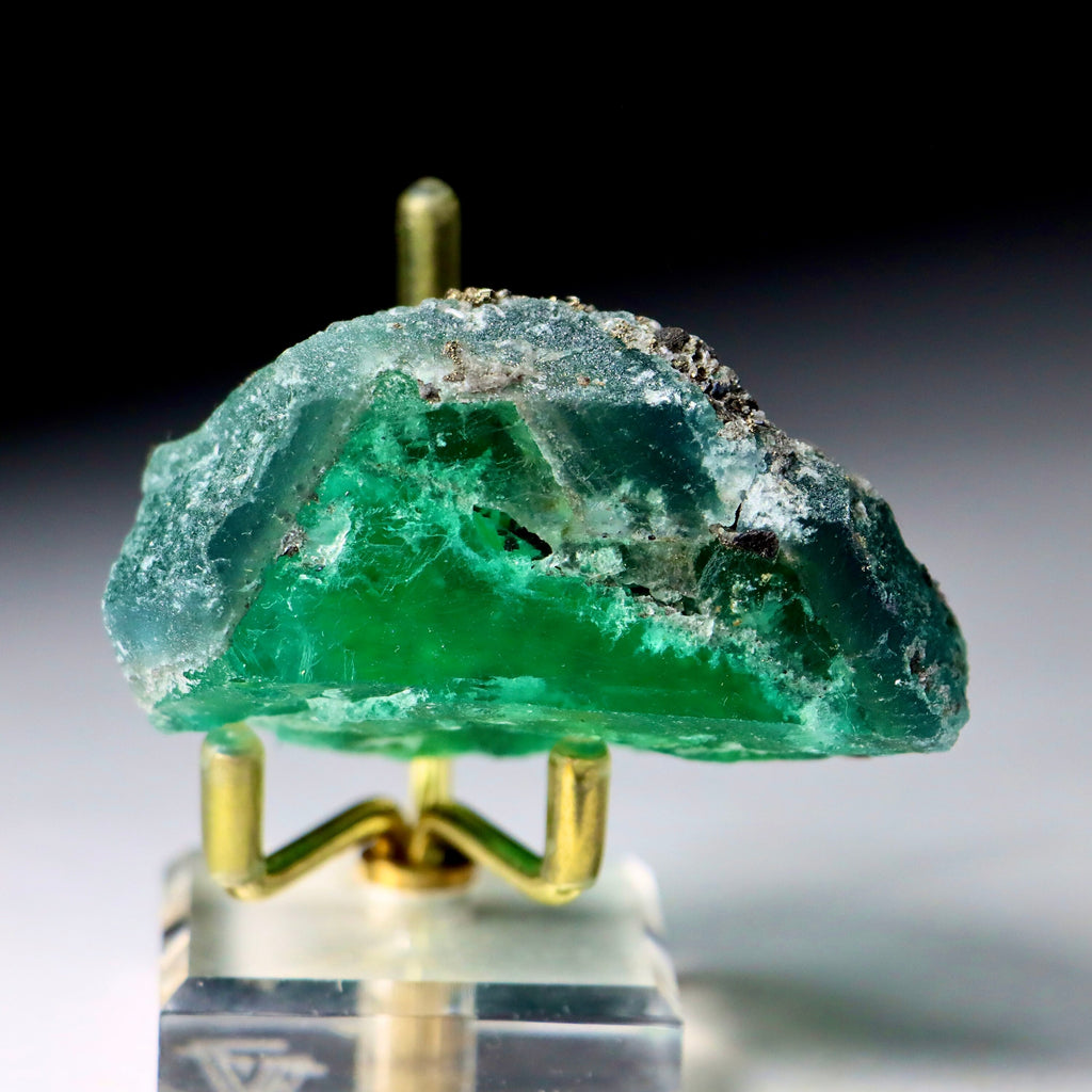 Rare Green Octahedral Fluorite | Natural Fluorite Crystal from Cerro de Pasco, Peru