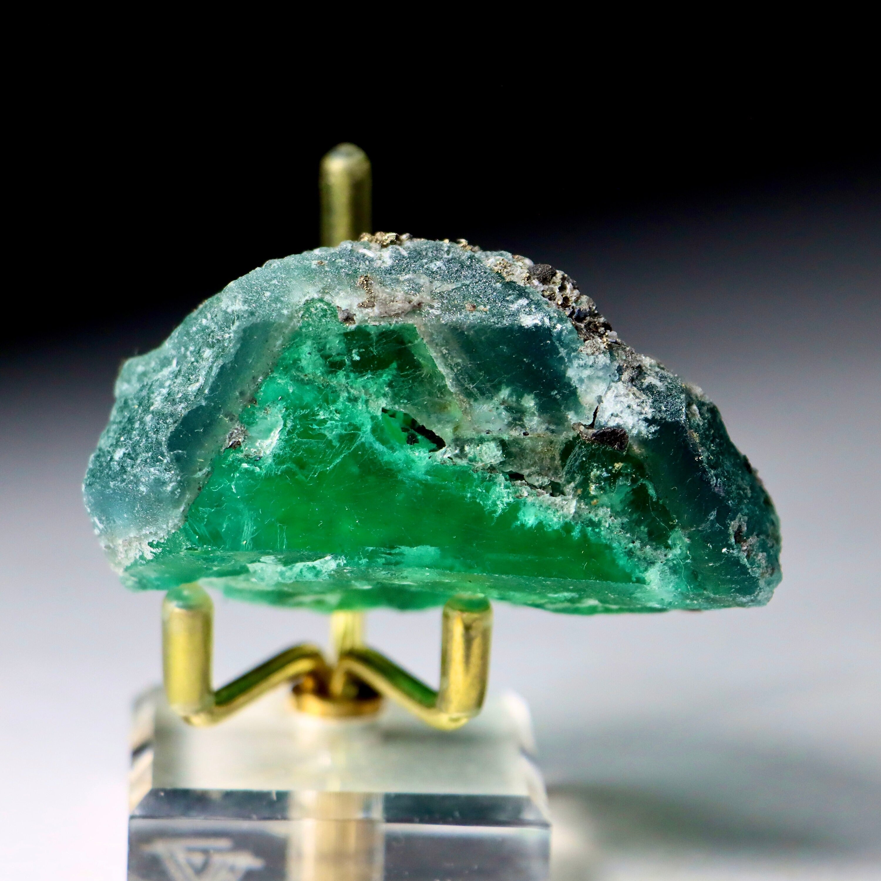 Rare Green Octahedral Fluorite | Natural Fluorite Crystal from Cerro de Pasco, Peru