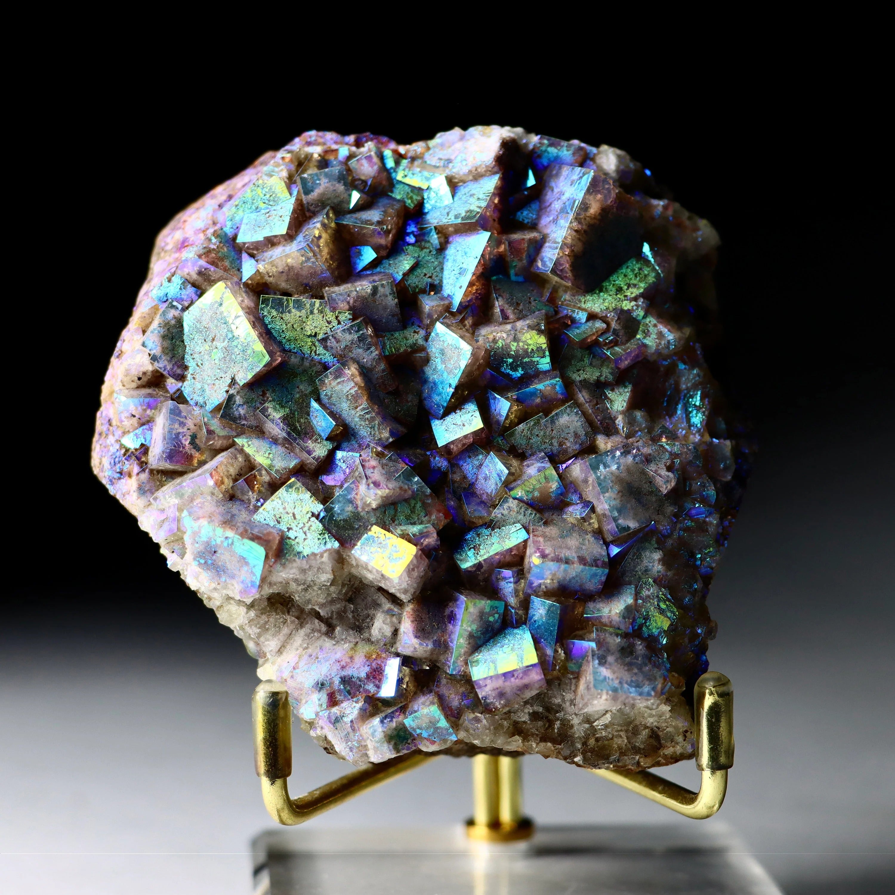 Large Flame Fluorite