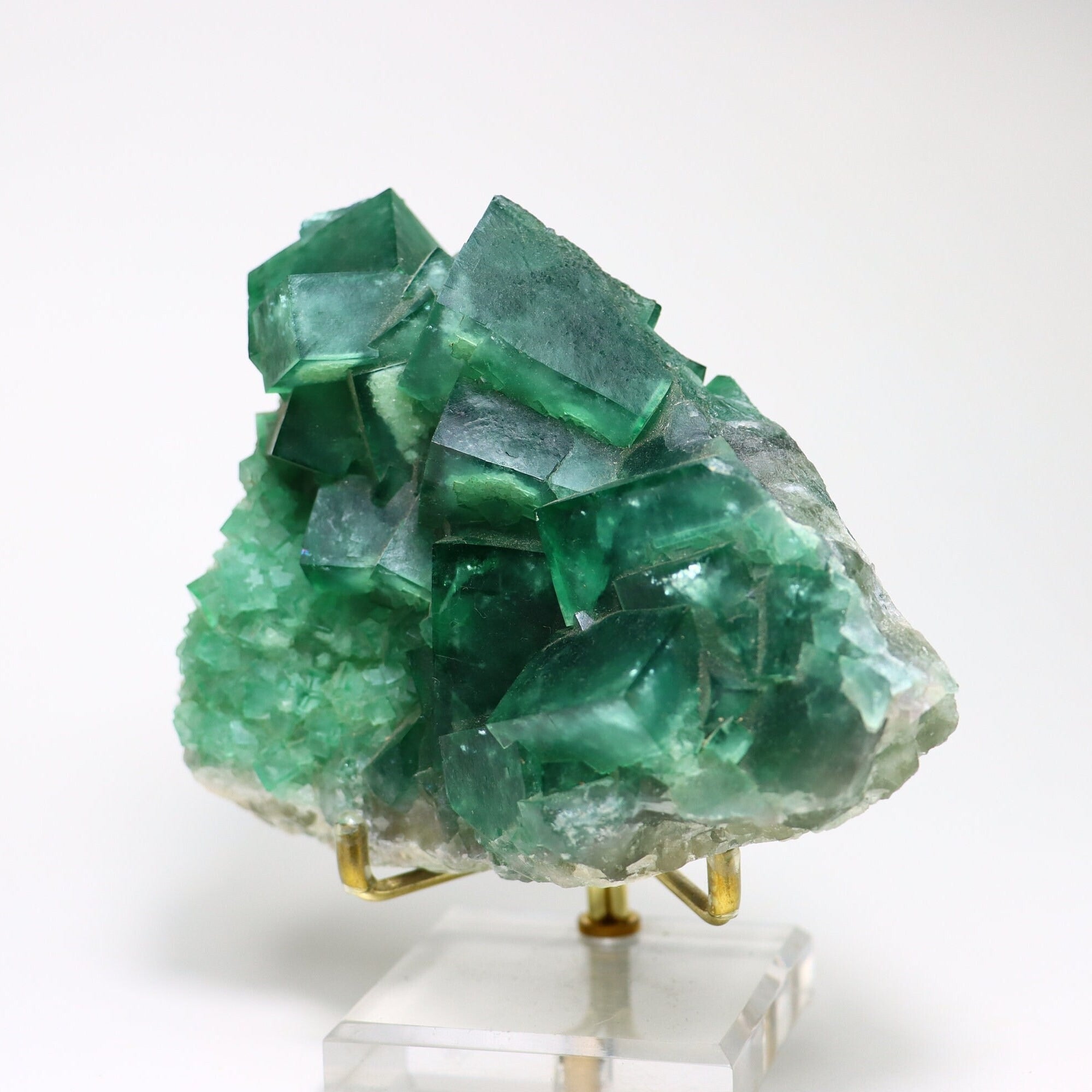 Green Fluorite Cubes
