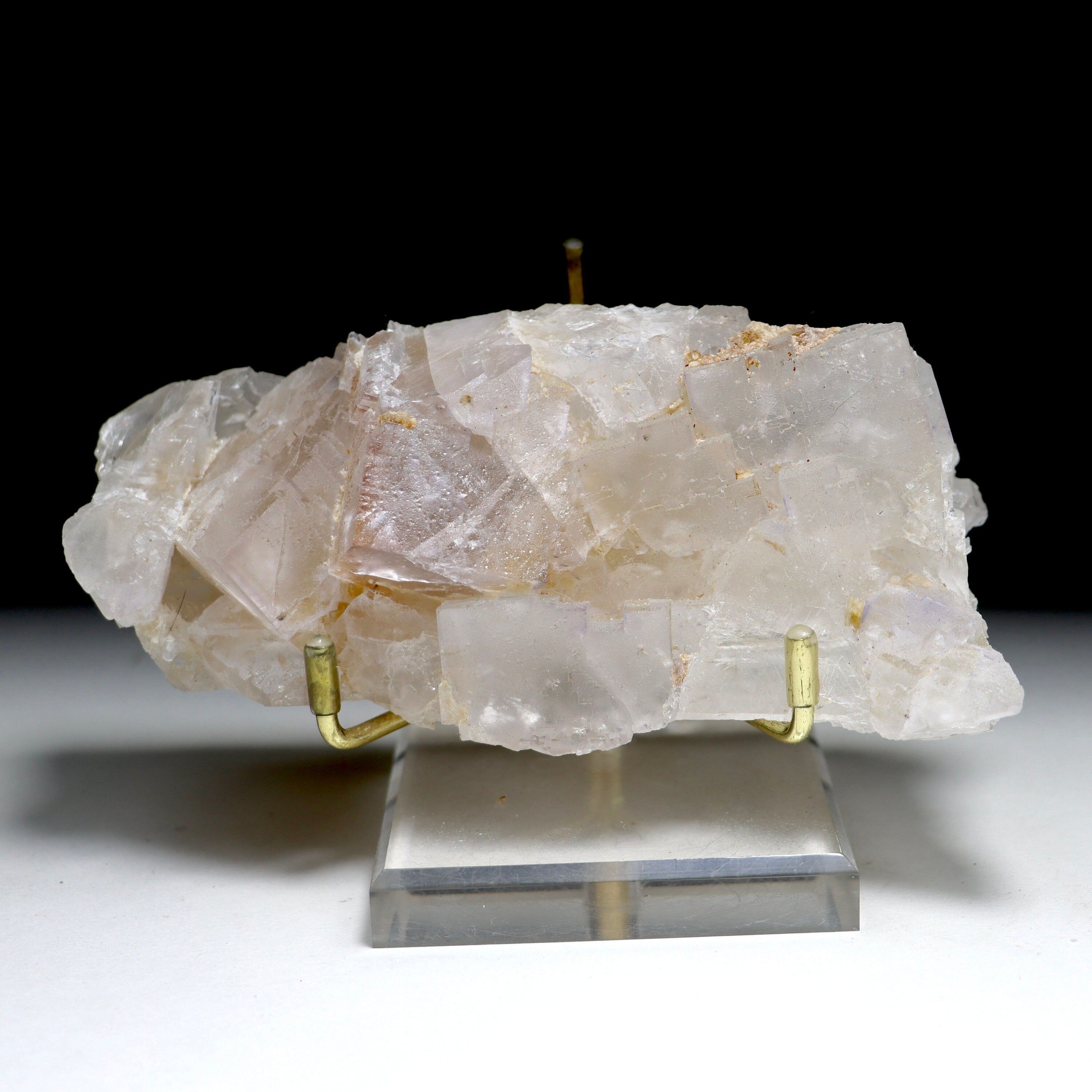 White Illinois Fluorite Cube
