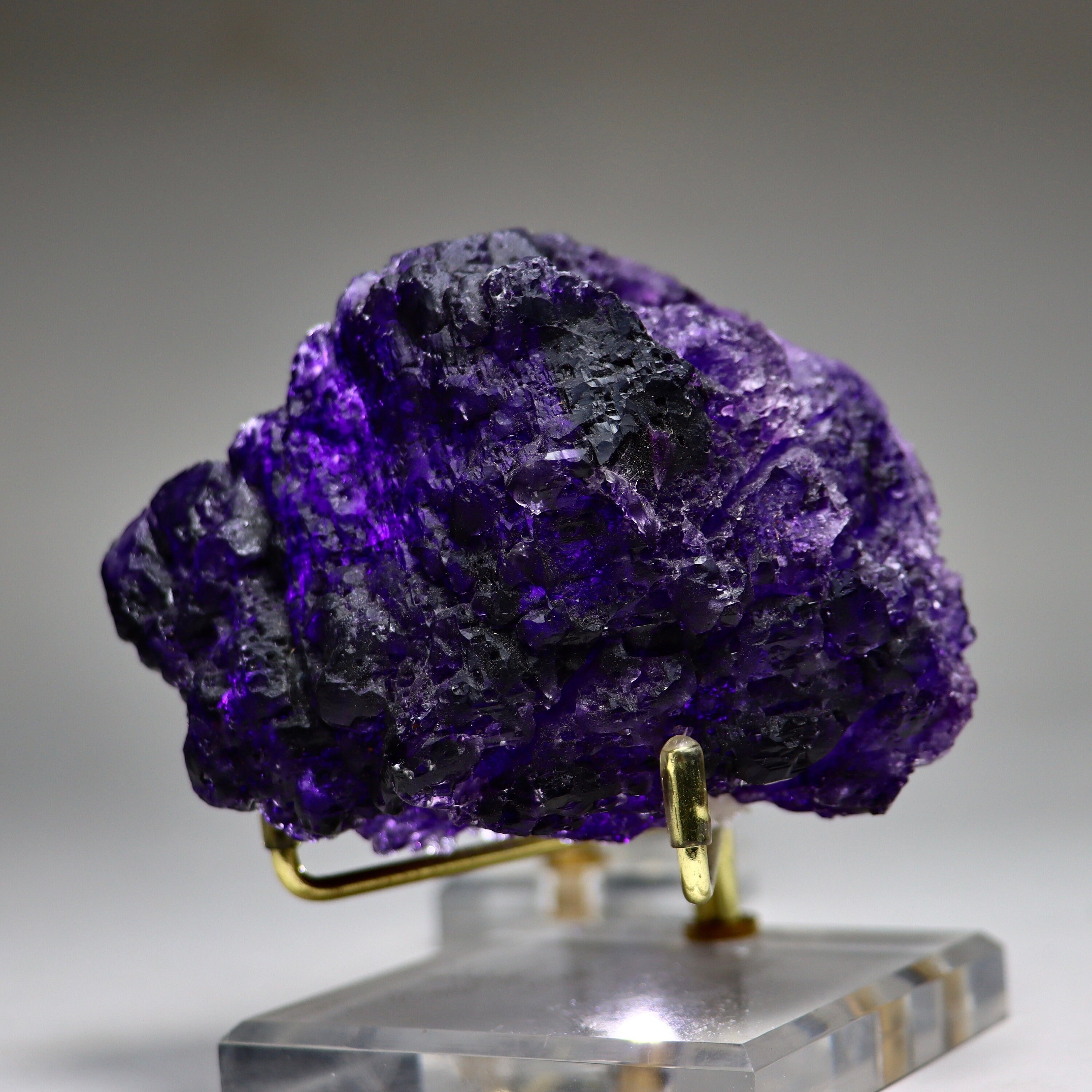 Italian Etched Octahedral Fluorite | Natural Fluorite Crystal from Camissinone Mine, Lombardy, Italy